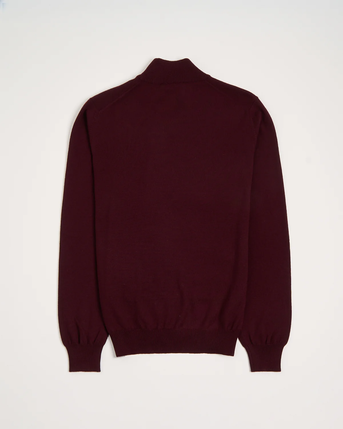 Mock Neck Wool Sweater - Image 3