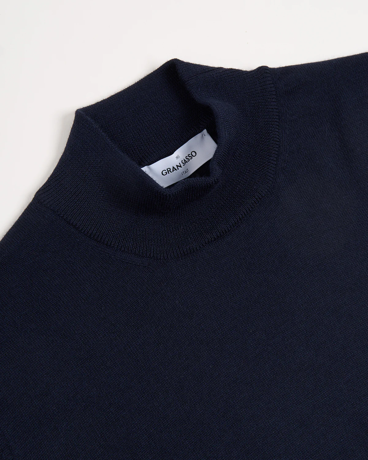 Mock Neck Wool Sweater - Image 2