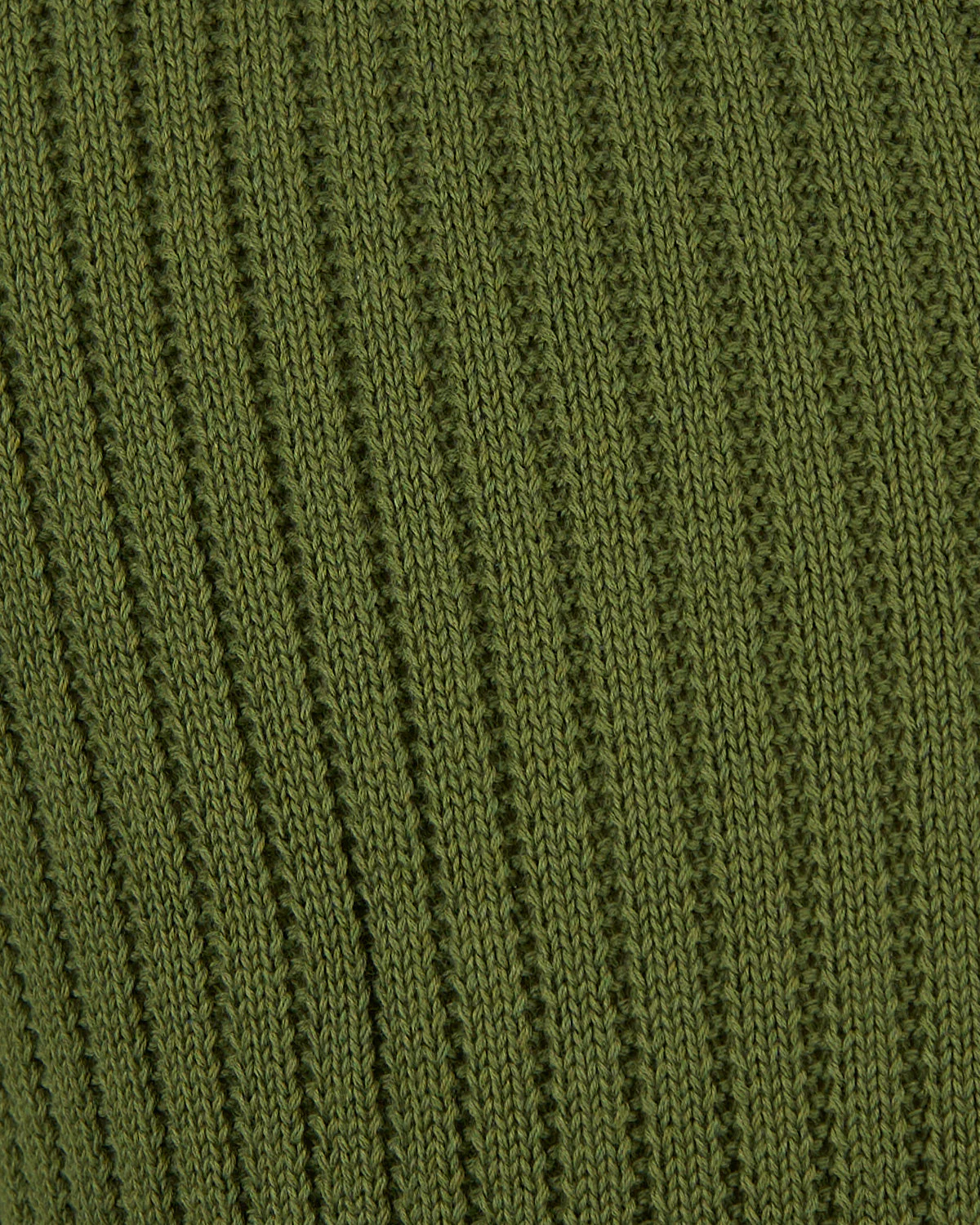 Pearl Stitch Ribbed Johnny Collar Polo - Image 5