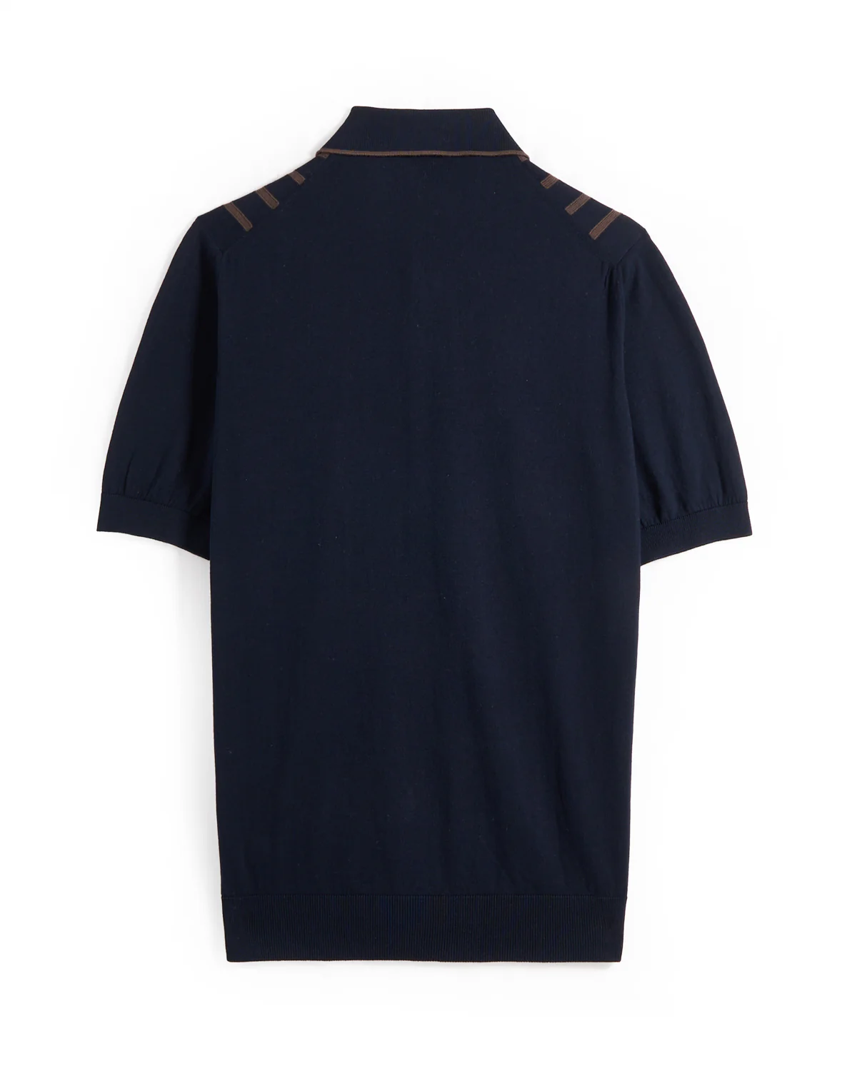 Retro Stripe Full Button Polo - Image 3