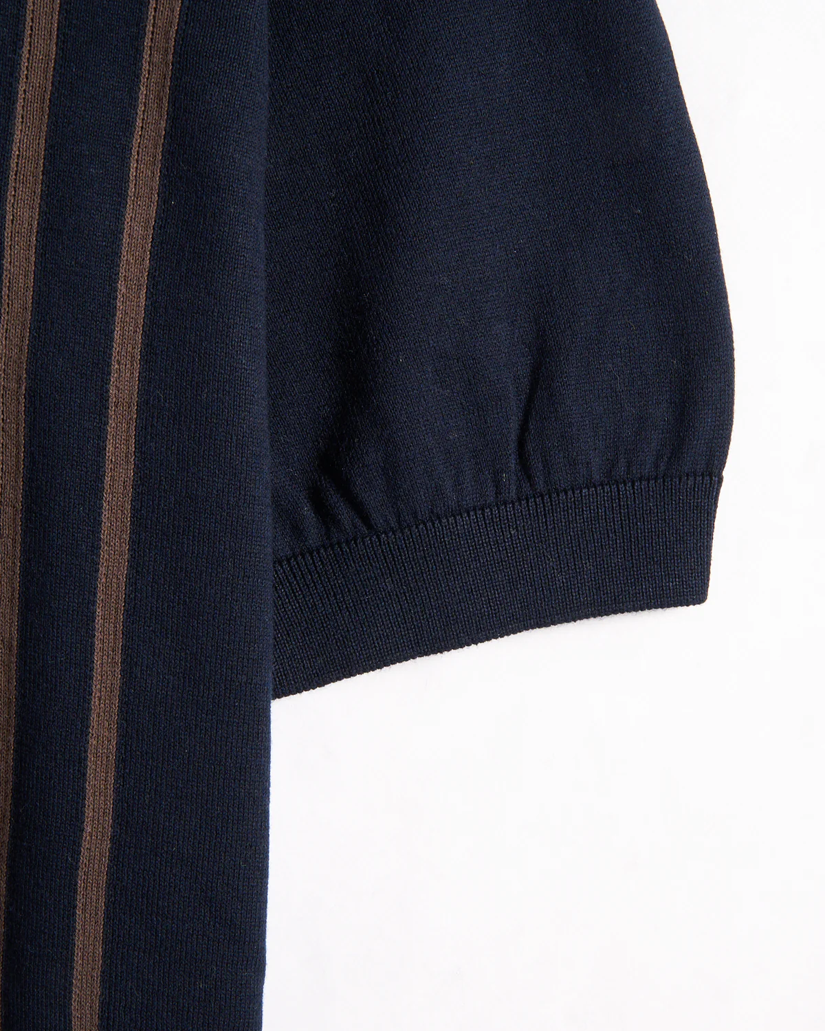 Retro Stripe Full Button Polo - Image 4