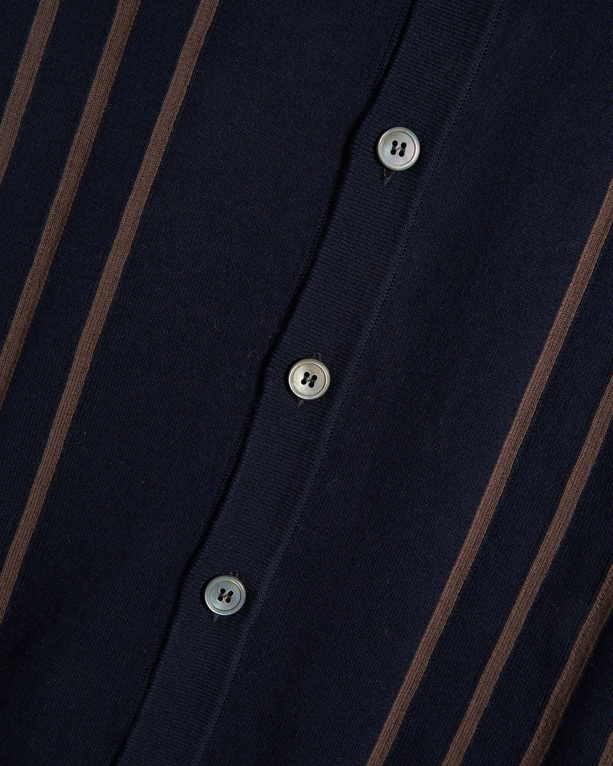 Retro Stripe Full Button Polo - Image 5