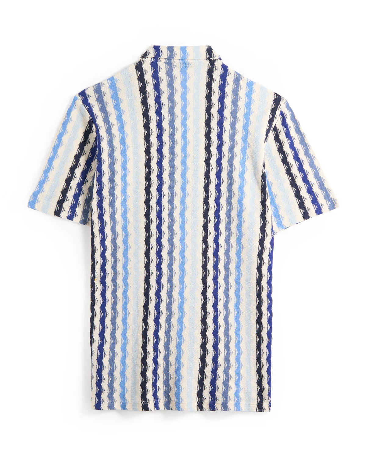 Ruschel Espresso Full Button Short Sleeve Overshirt - Image 3