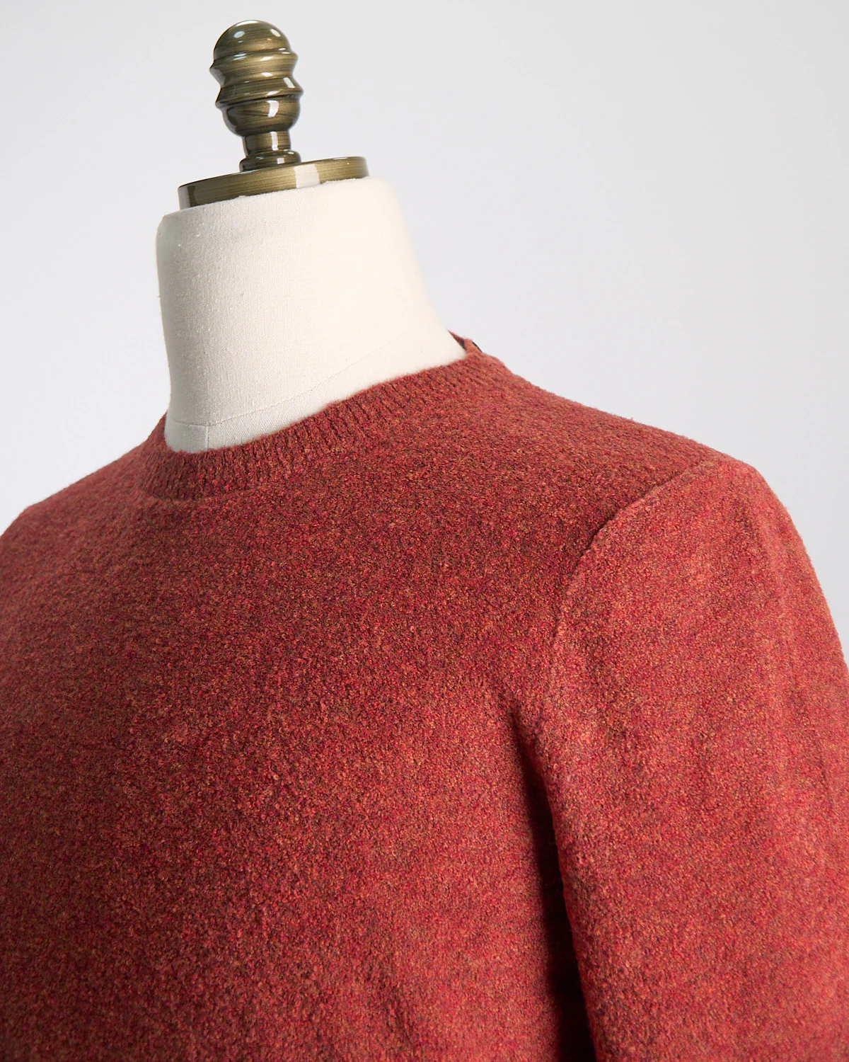 Wool Acrylic Crewneck Sweater - Image 2