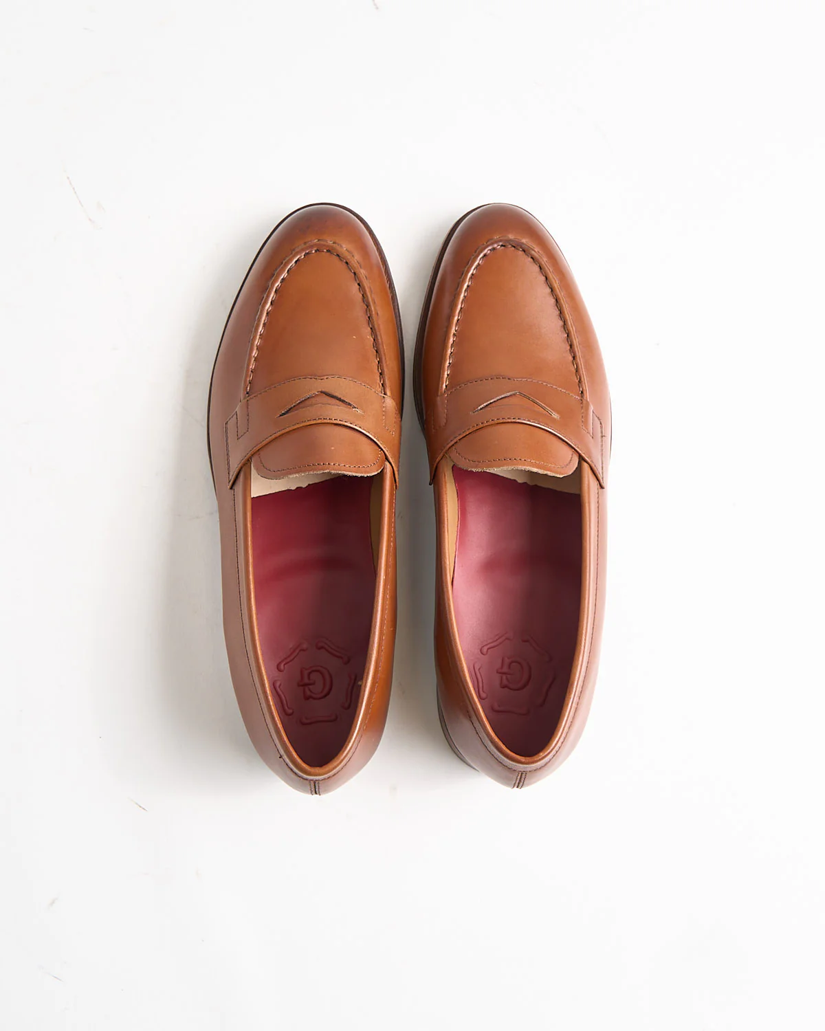 Lloyd 111372 Tan Handpainted Loafers - Image 8