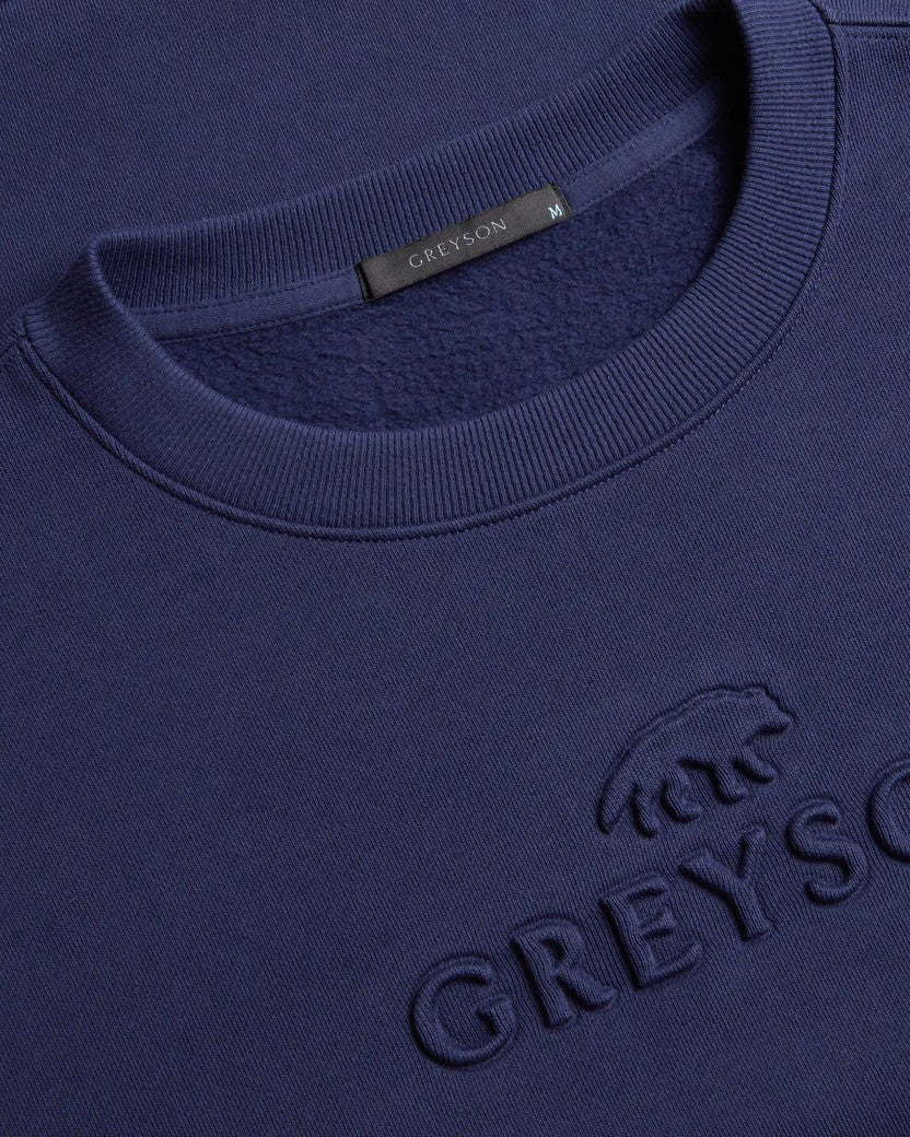 Stalking Wolf Embossed Crewneck - Image 2