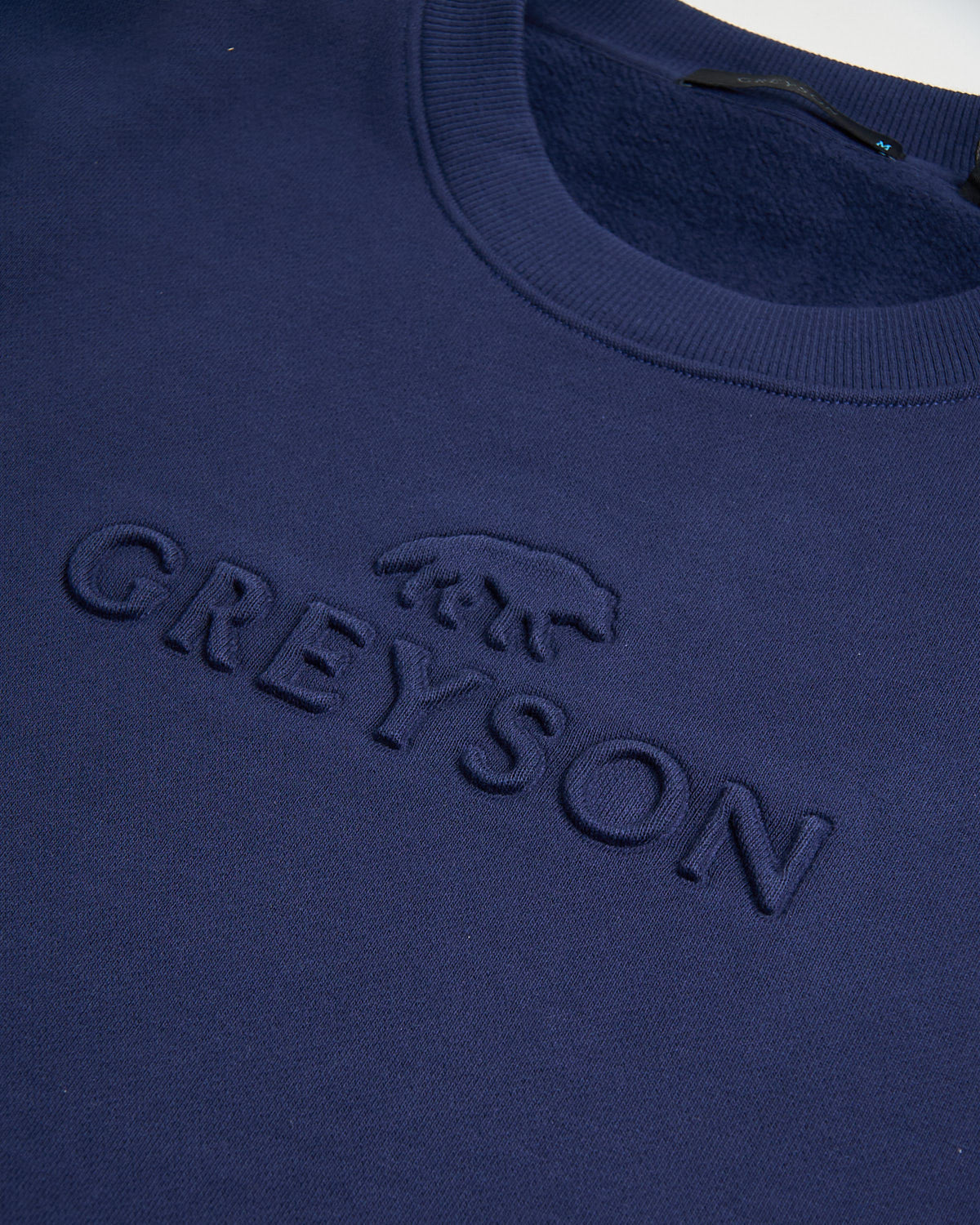 Stalking Wolf Embossed Crewneck - Image 7