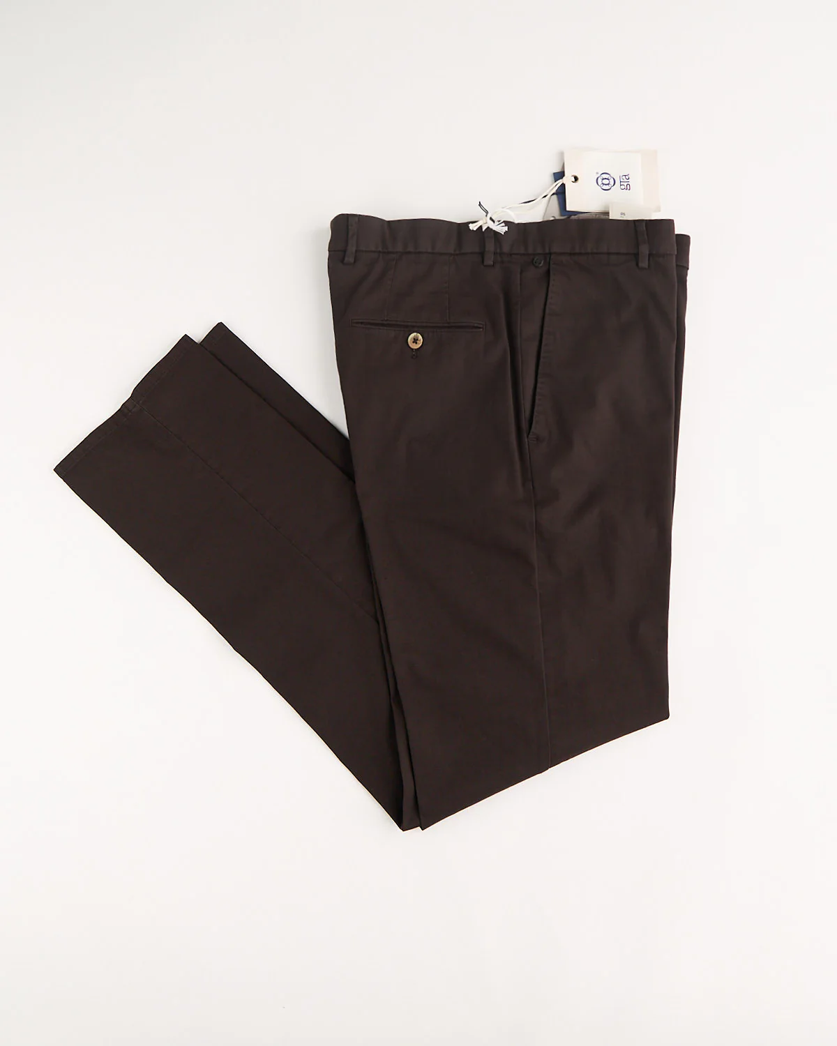 Cotton Flax Stretch Chinos