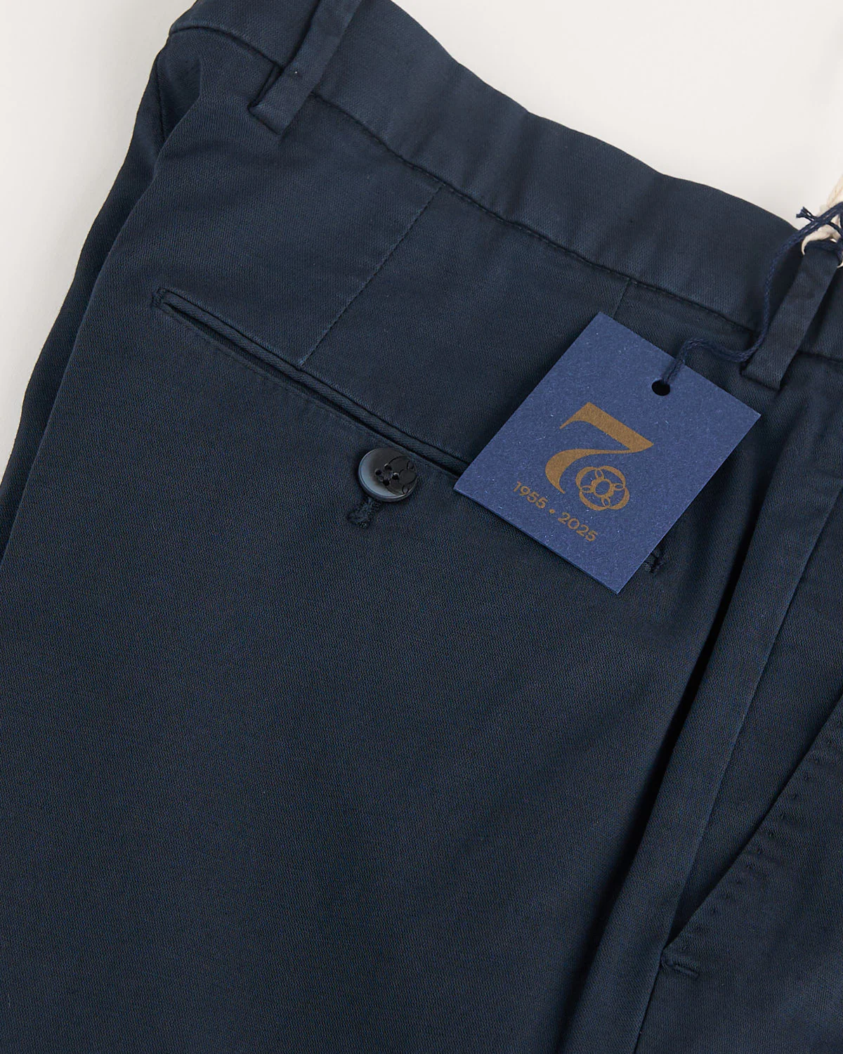 Cotton Flax Stretch Chinos - Image 2