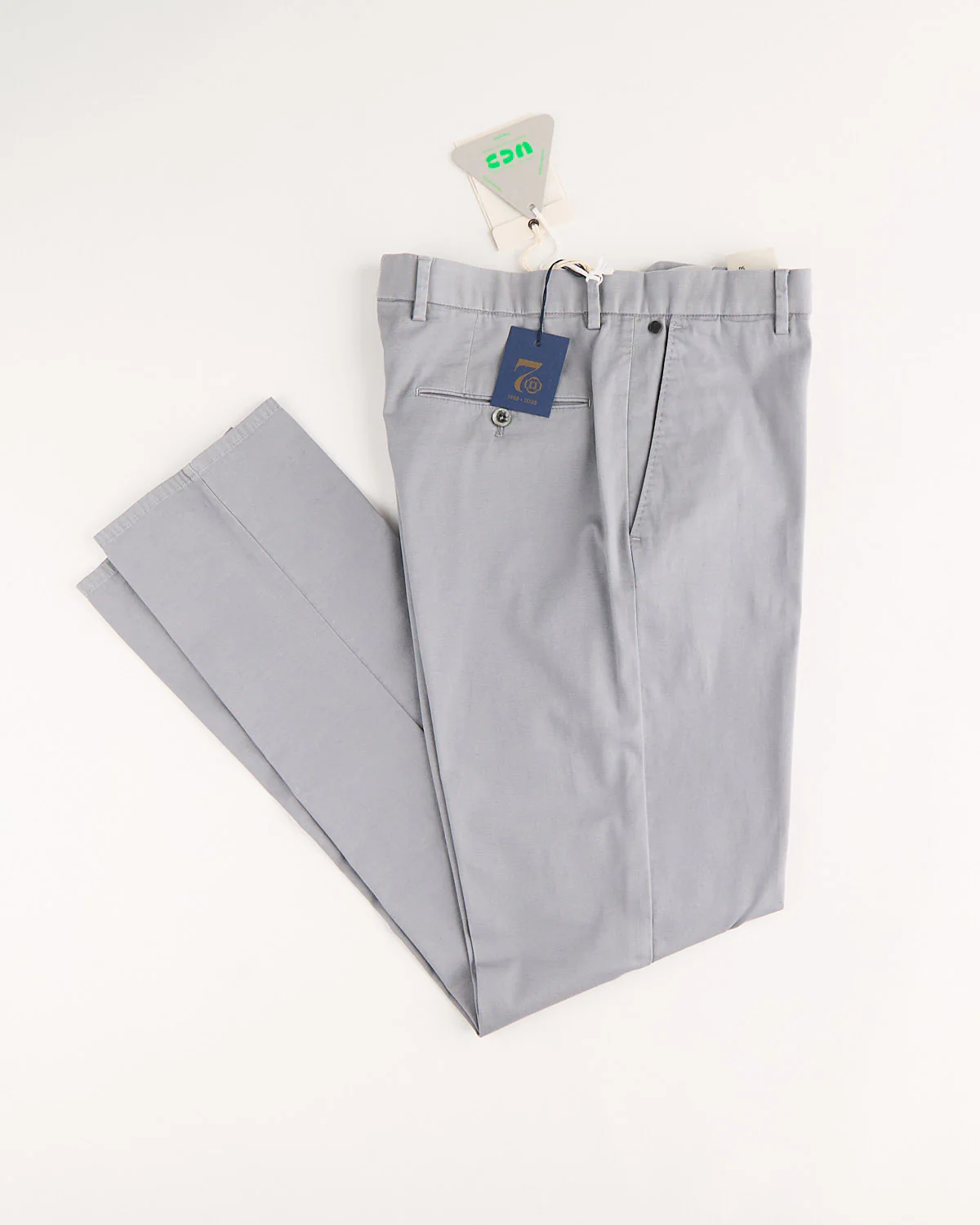 Cotton Flax Stretch Chinos
