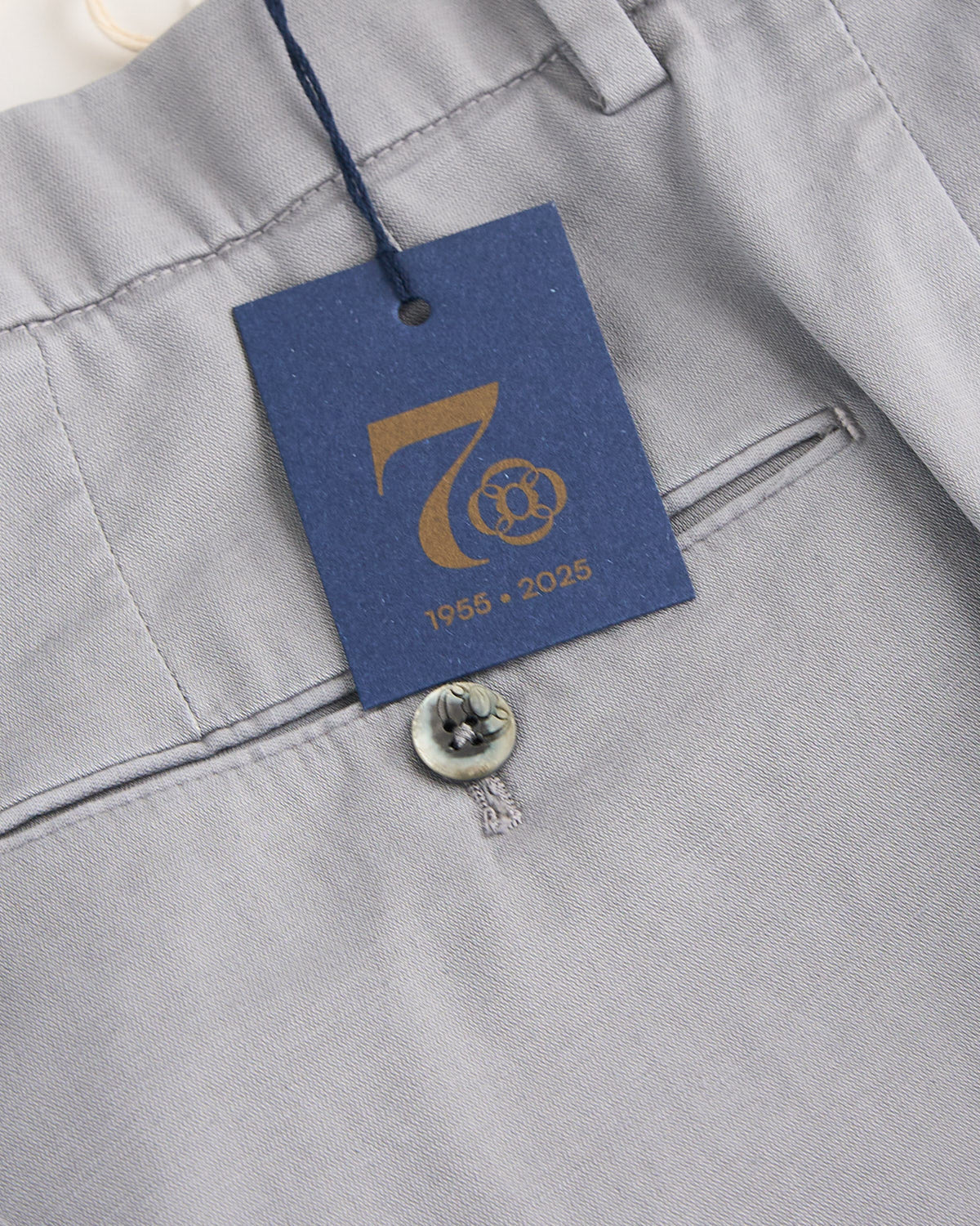 Cotton Flax Stretch Chinos - Image 3