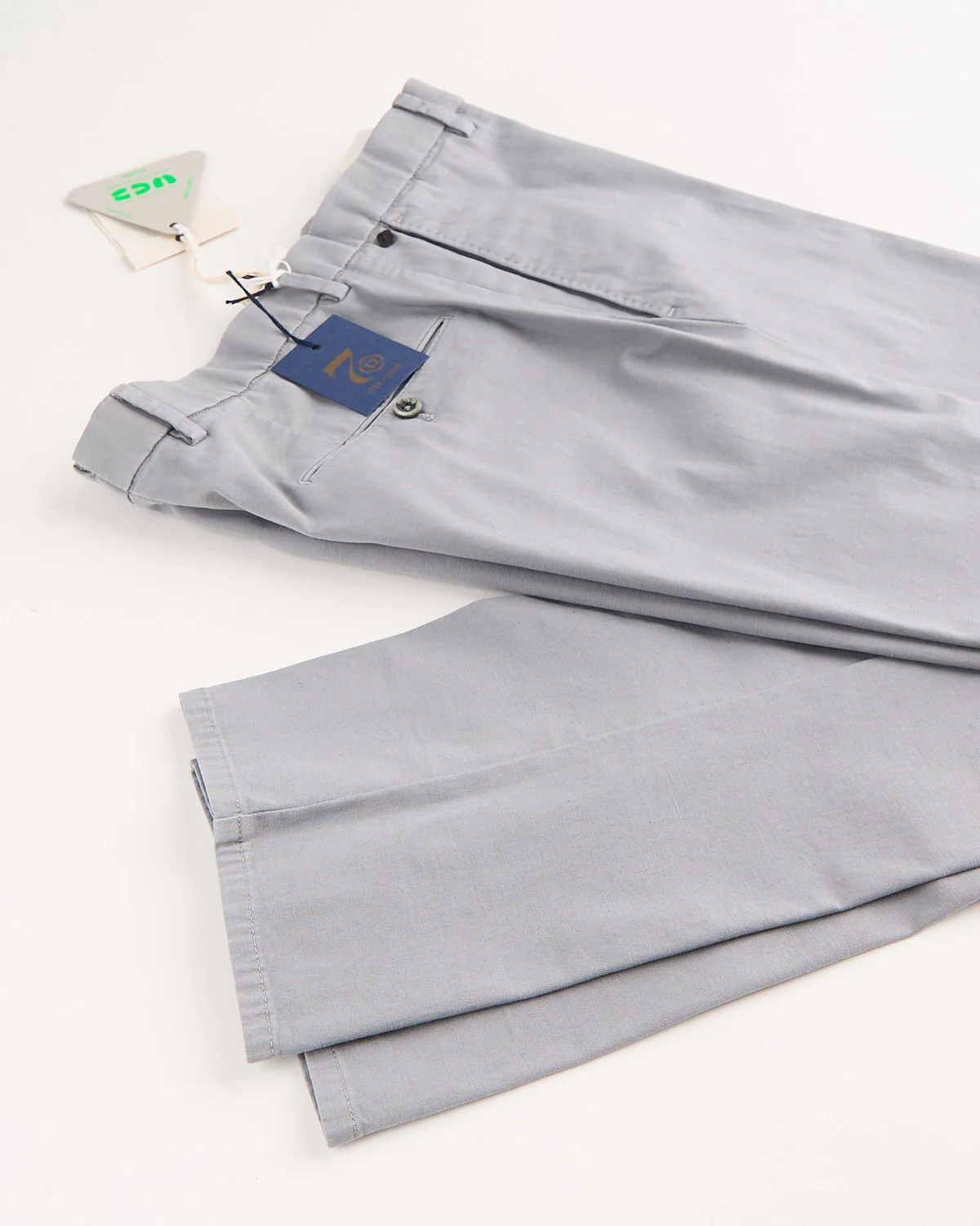 Cotton Flax Stretch Chinos - Image 4