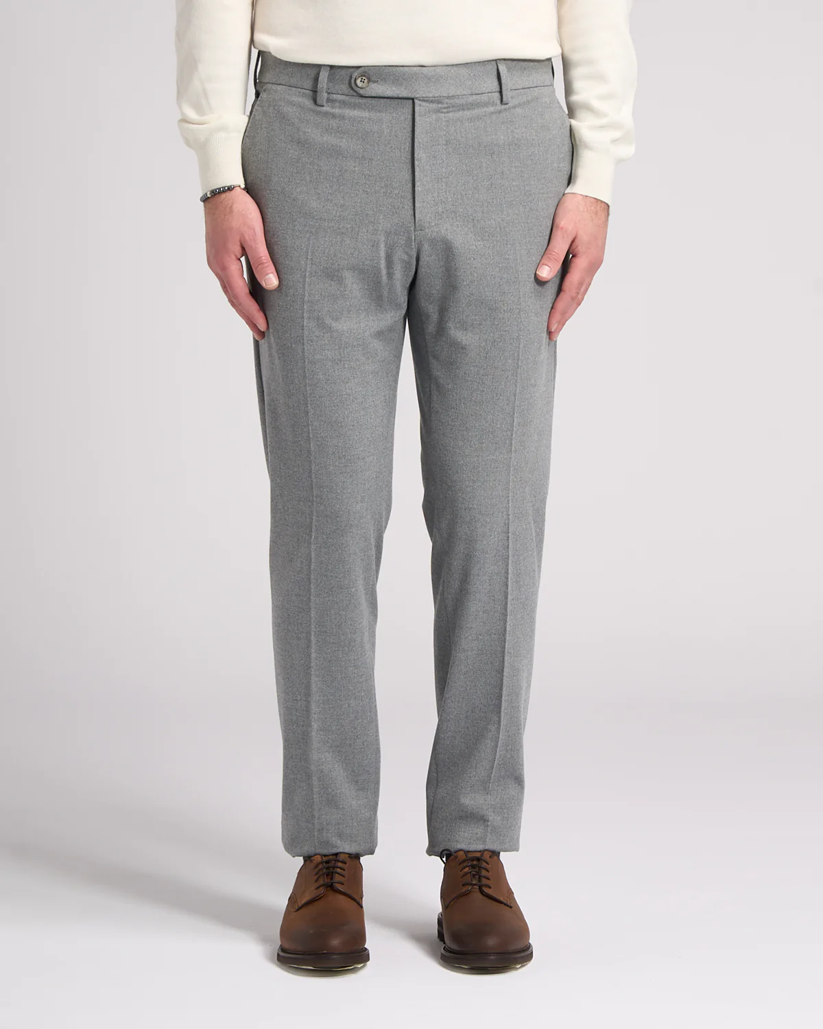 Washable Tech Flannel Tailored Fit Dress Pants