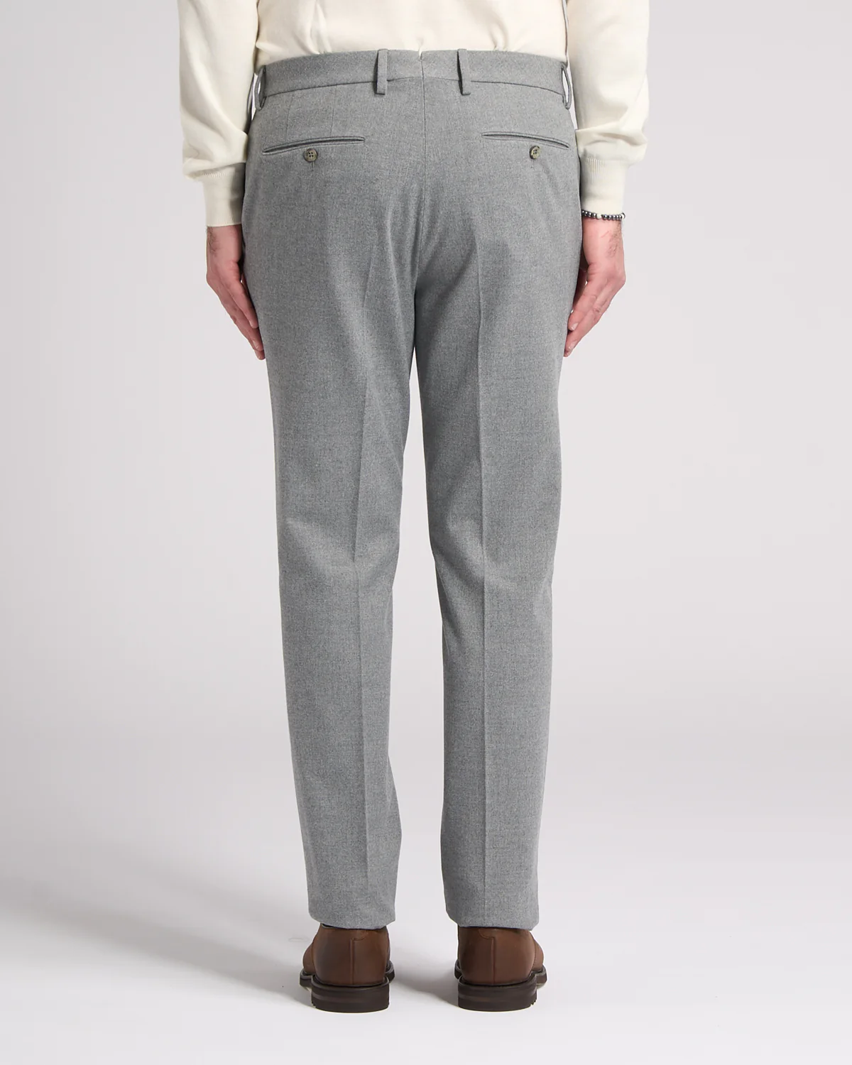 Washable Tech Flannel Tailored Fit Dress Pants - Image 4
