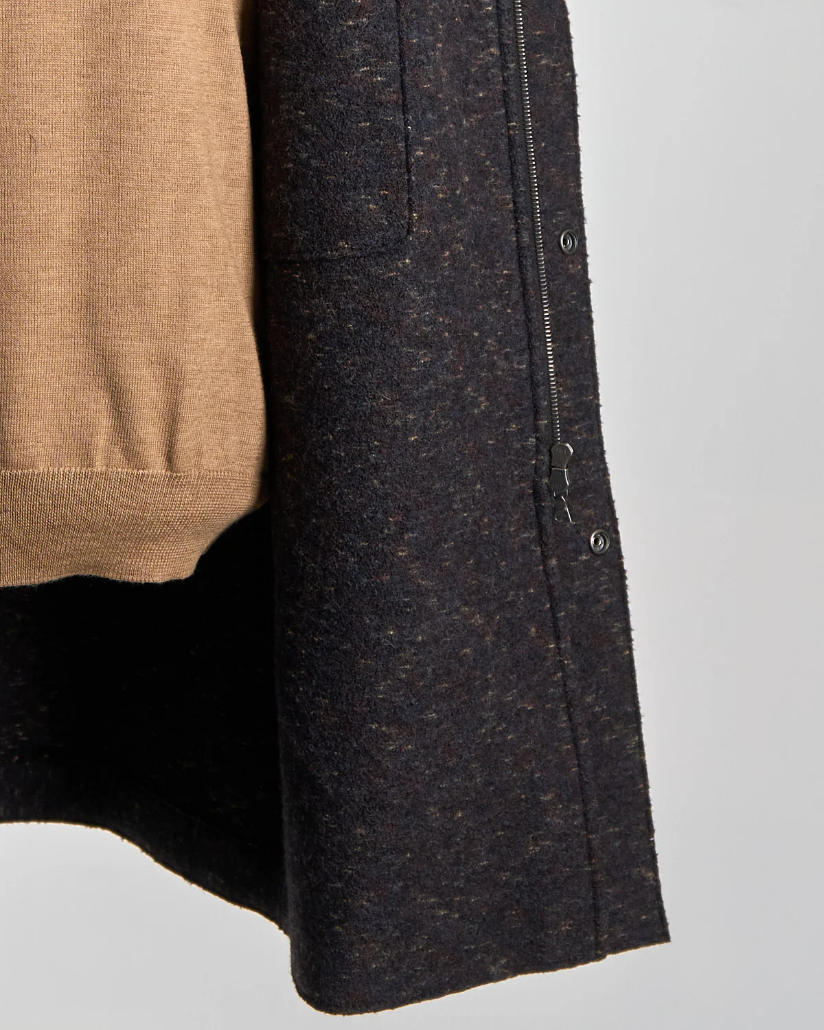 Boiled Wool Sweater Parka - Image 8