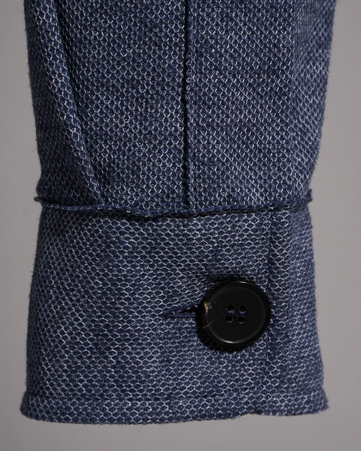 Cotton-Linen Pique Melange Shirt Jacket - Image 6