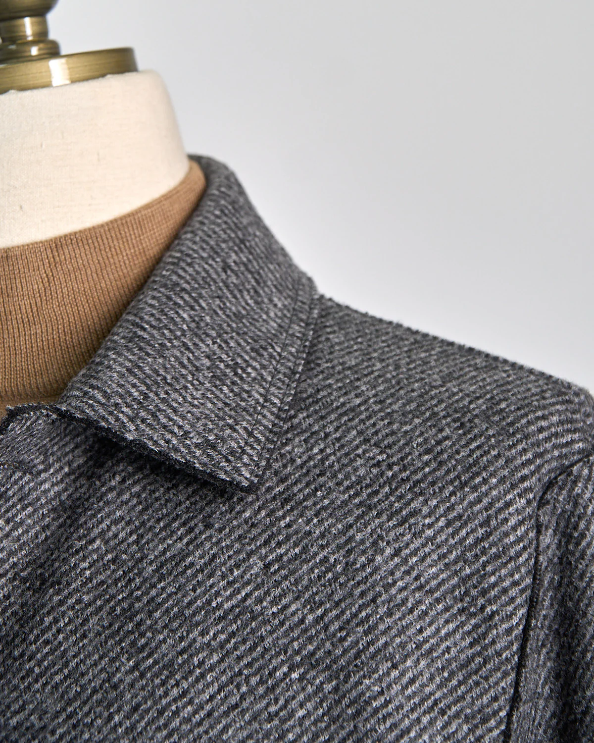 Jacquard Twill Stretch Knit Utility Jacket - Image 4