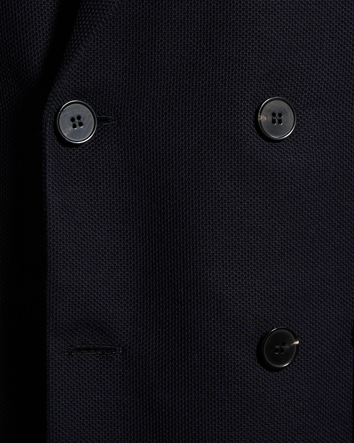 Loro Piana Fabric Double Breasted Honeycomb Blazer - Image 5