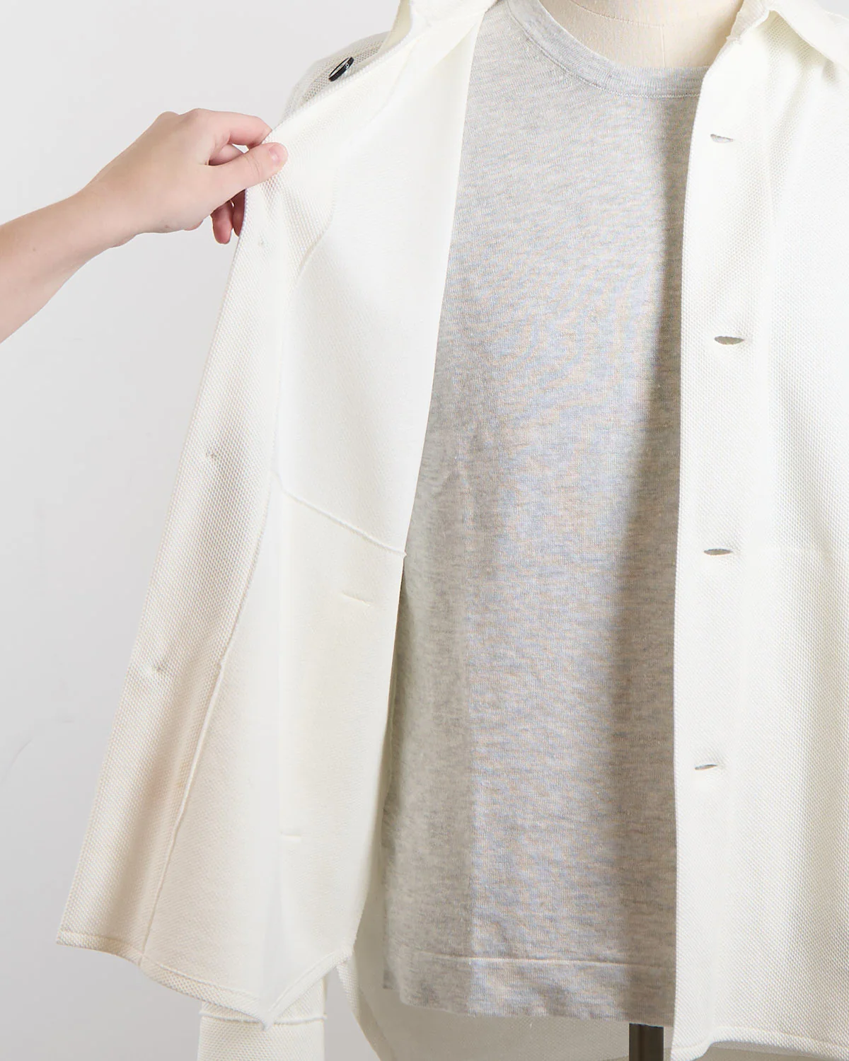 Loro Piana Fabric Honeycomb Shirt Jacket - Image 6