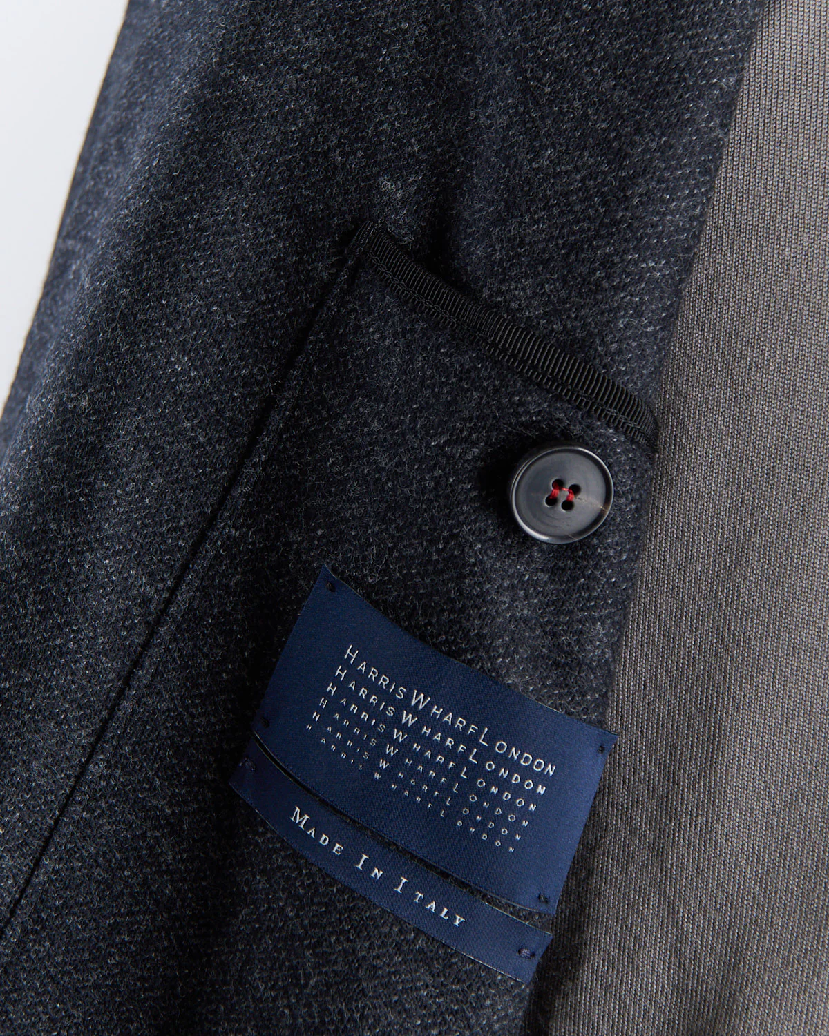 Luxury Vitale Barberis Pindot Stretch Knit Sweater Jacket - Image 8
