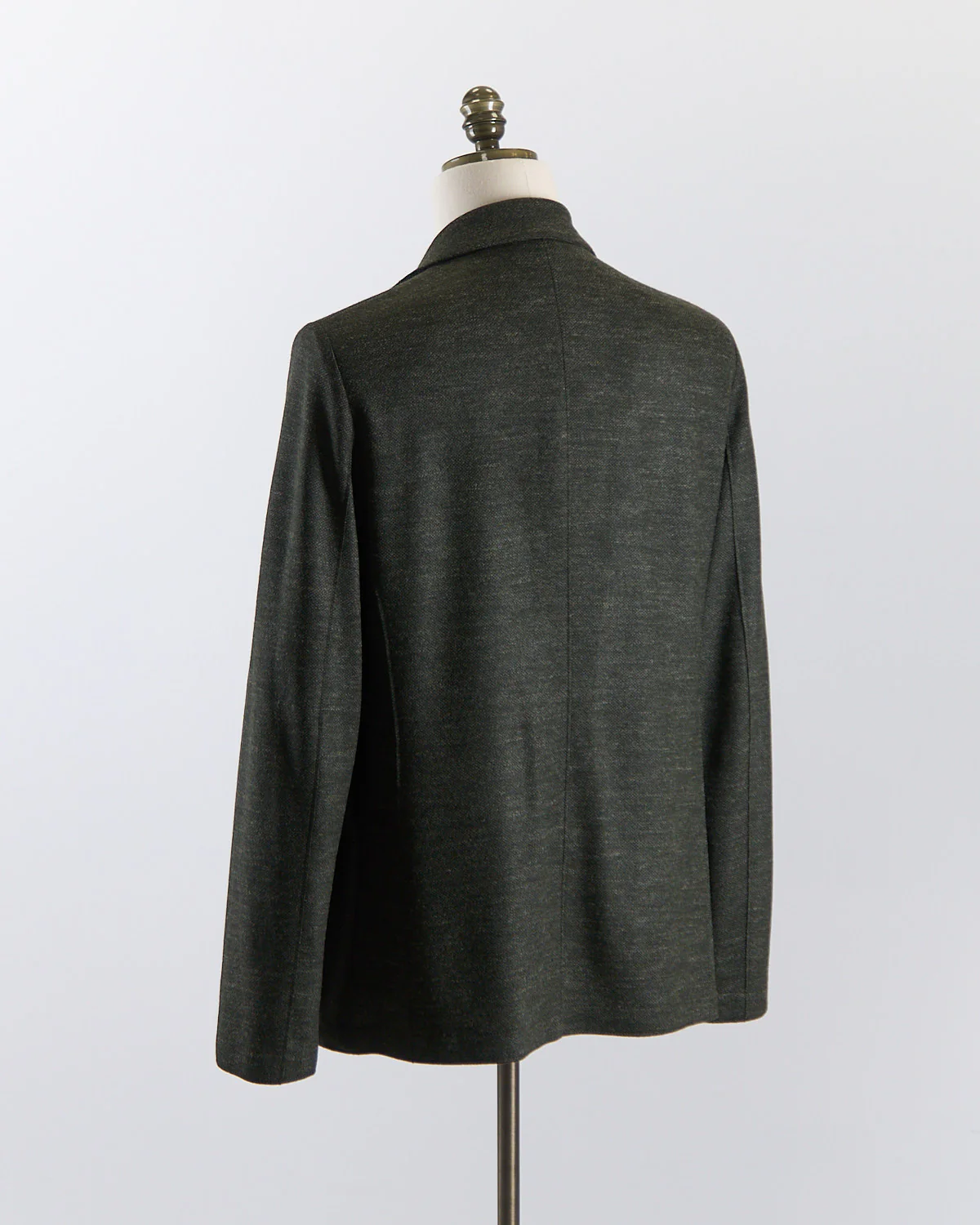 Luxury Vitale Barberis Pindot Stretch Knit Sweater Jacket - Image 9