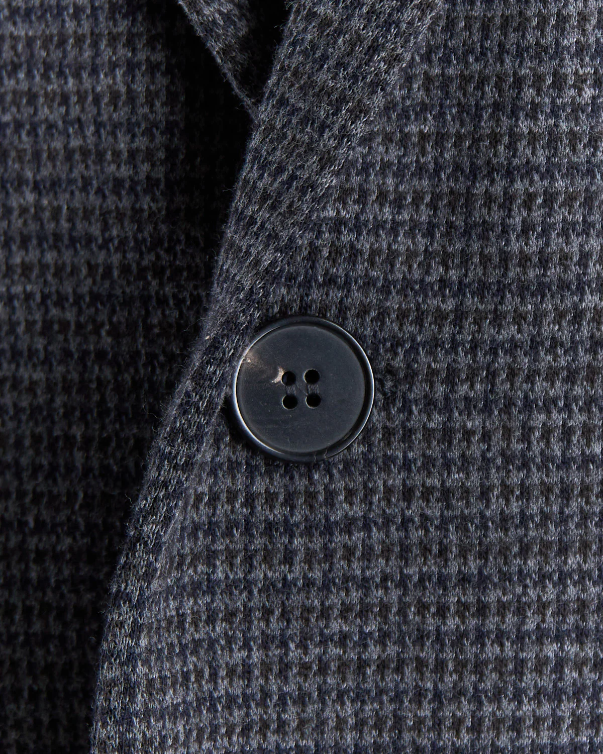 Micro Tattersall Stretch Knit Sweater Jacket - Image 4