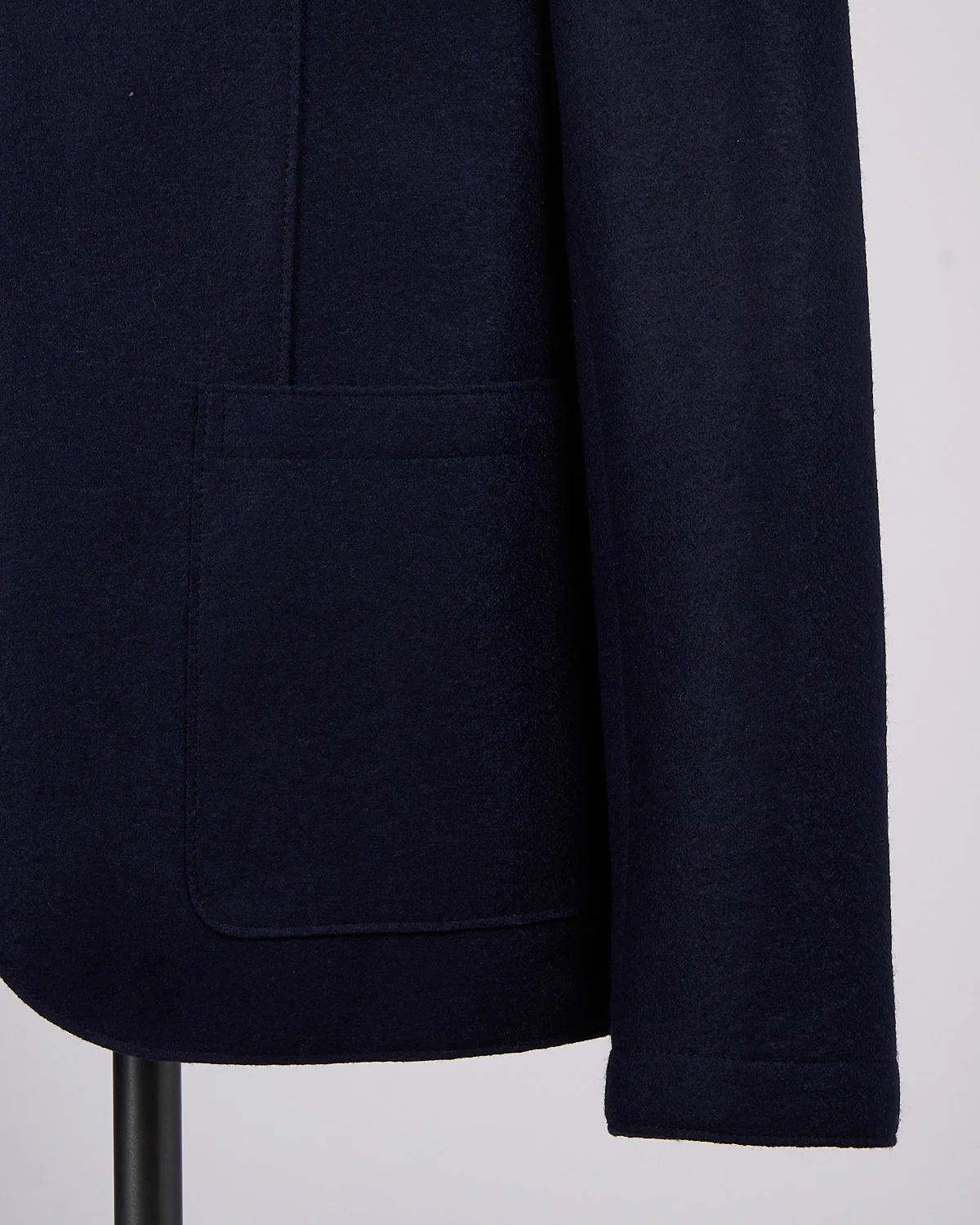 Pressed Wool Light Sweater Blazer - Image 5