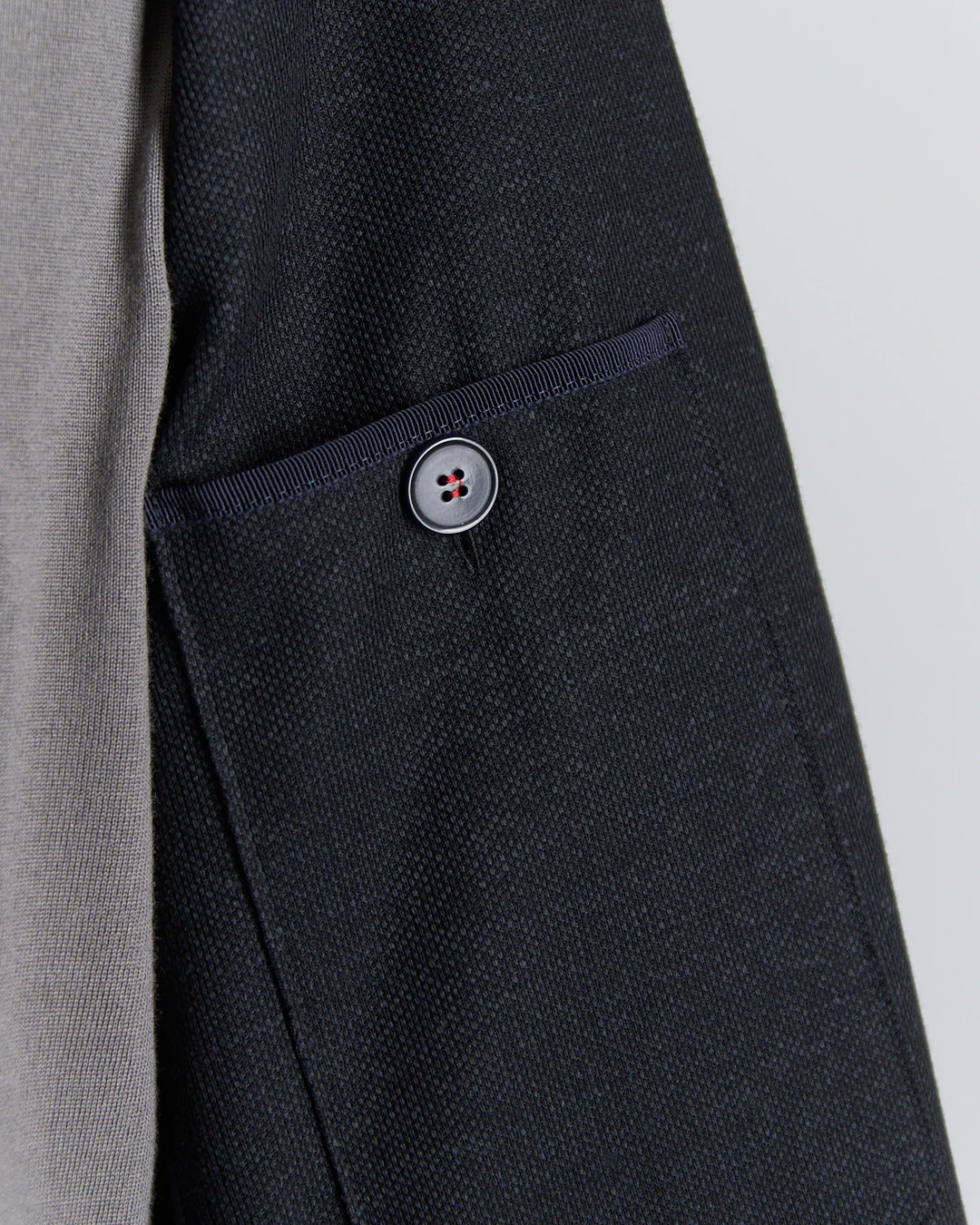Superfine Merino Stretch Knit Sweater Blazer - Image 8