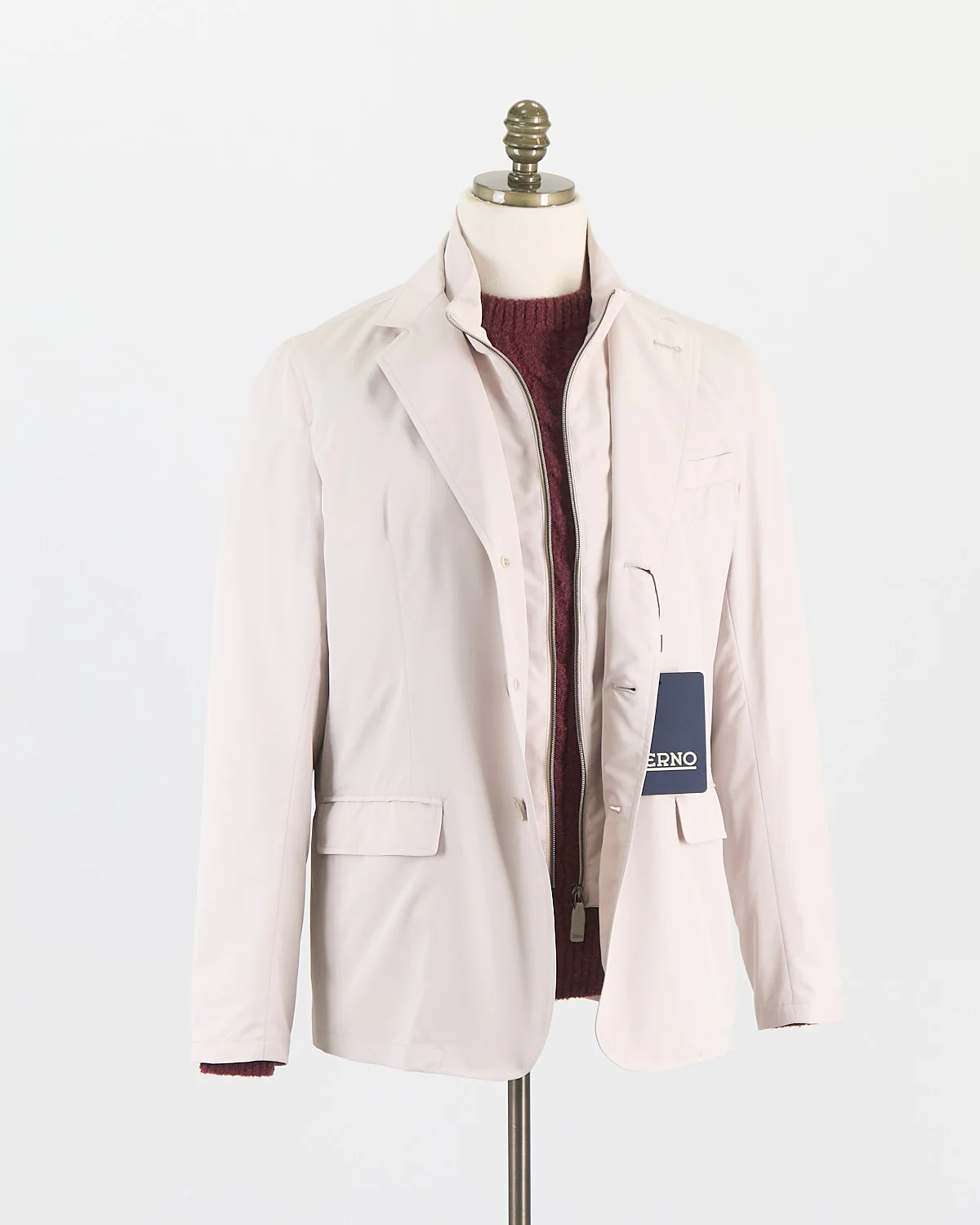 Byron Pressed Nylon Blazer With Detachable Windguard - Image 12