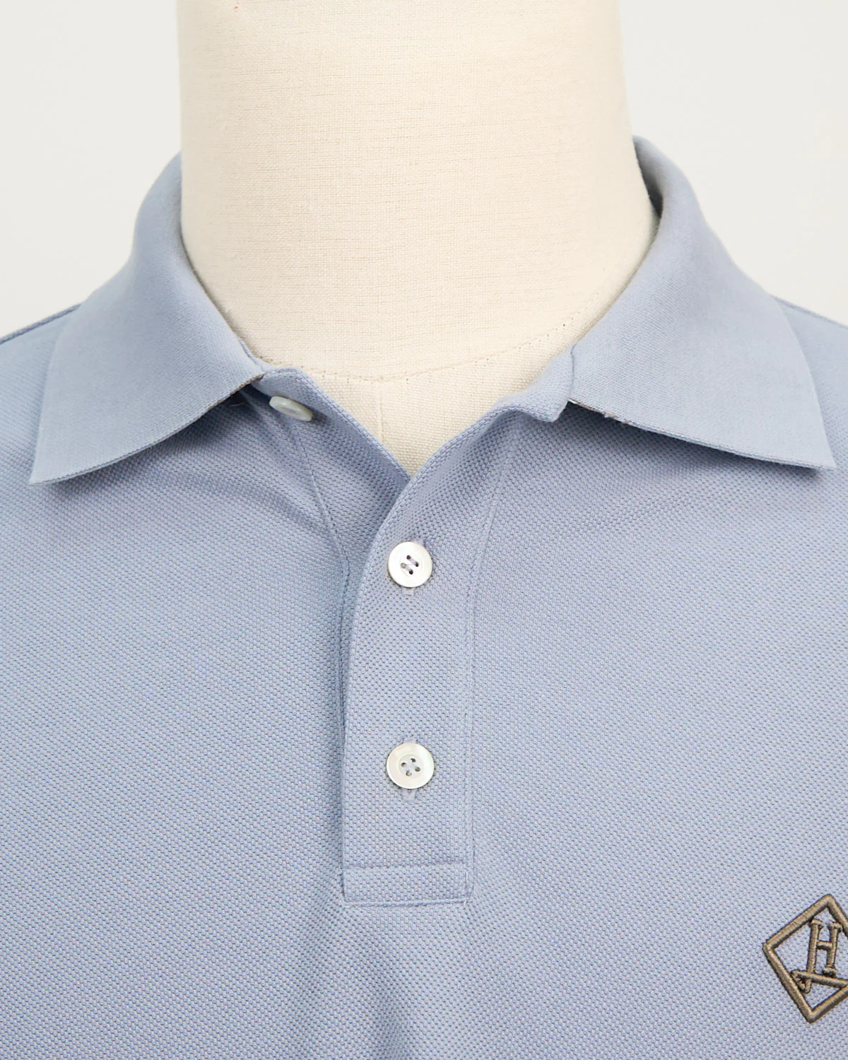 Cotton Pique Short Sleeve Polo With 'H' Logo - Image 9
