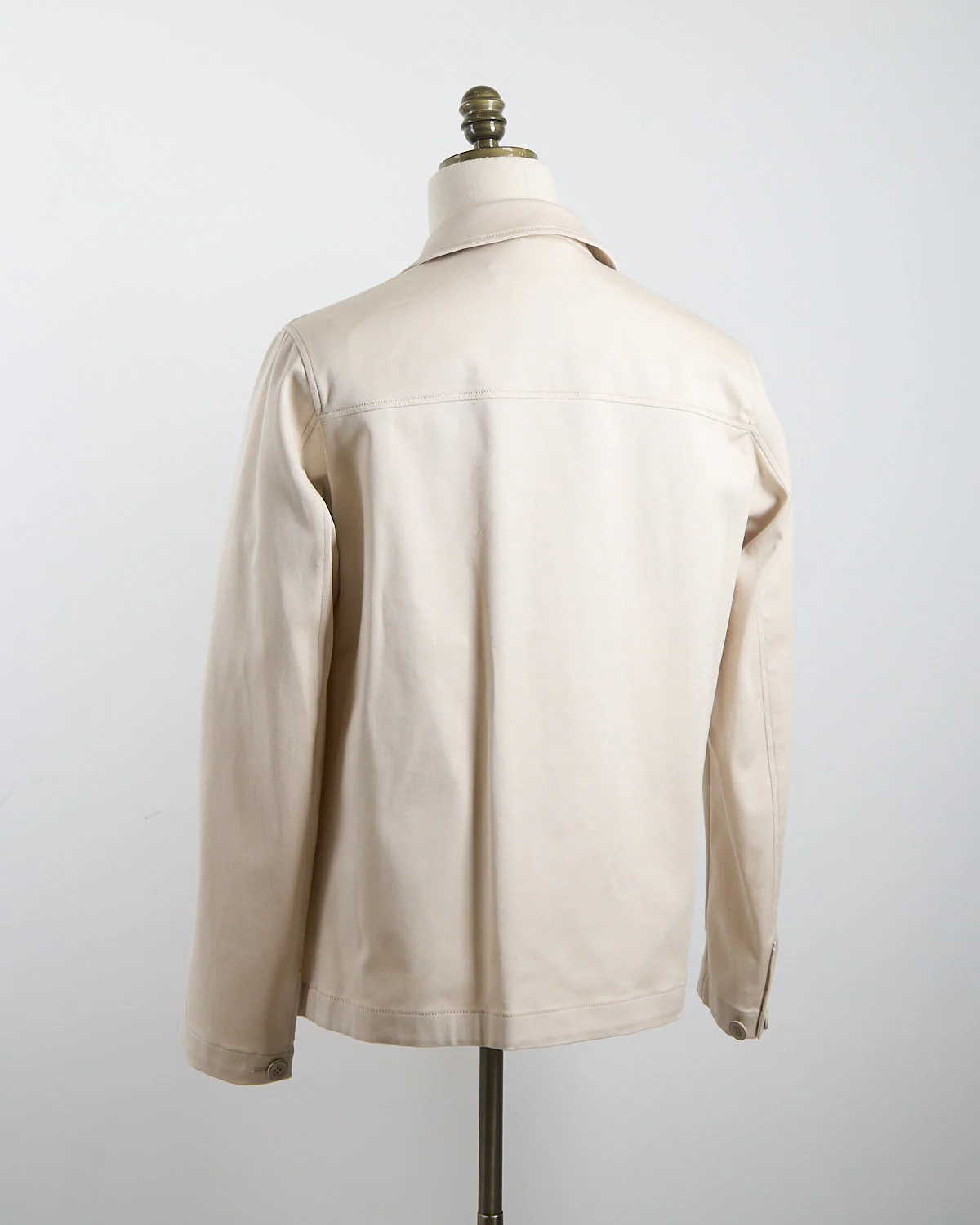Cotton Stretch Twill Jacket With Patch Pockets And Buttons - Image 3