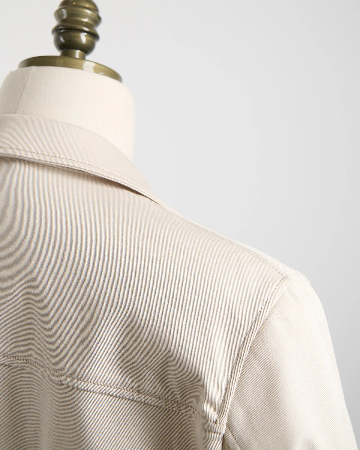 Cotton Stretch Twill Jacket With Patch Pockets And Buttons - Image 4