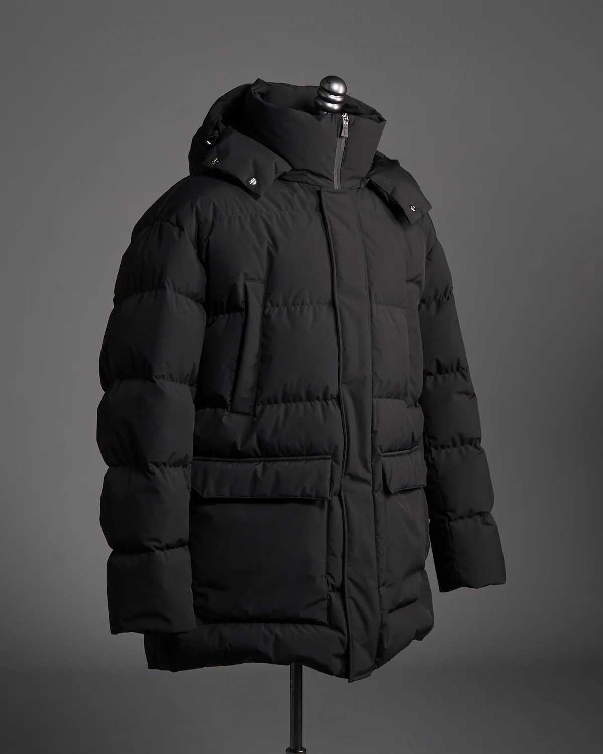 Functional Waterproof Quilted Long Puffer Coat - Image 2