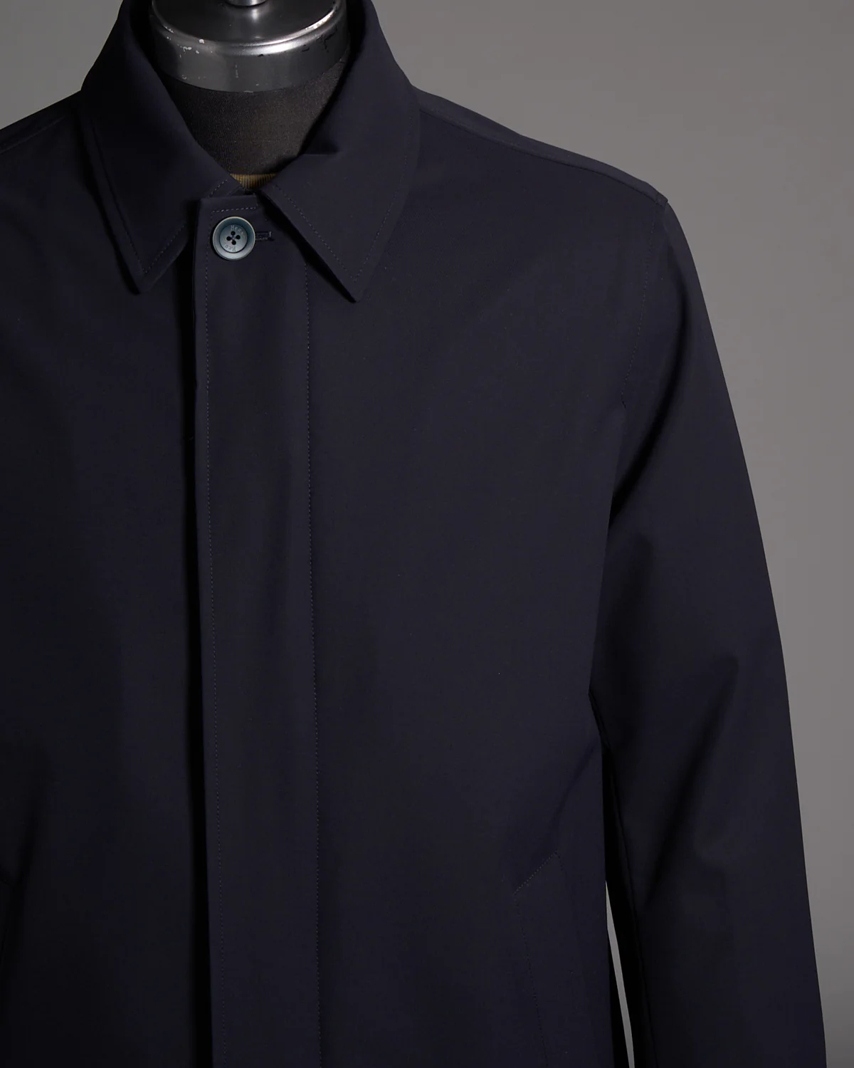 Lightweight Woolen Effect Trench Coat - Image 2