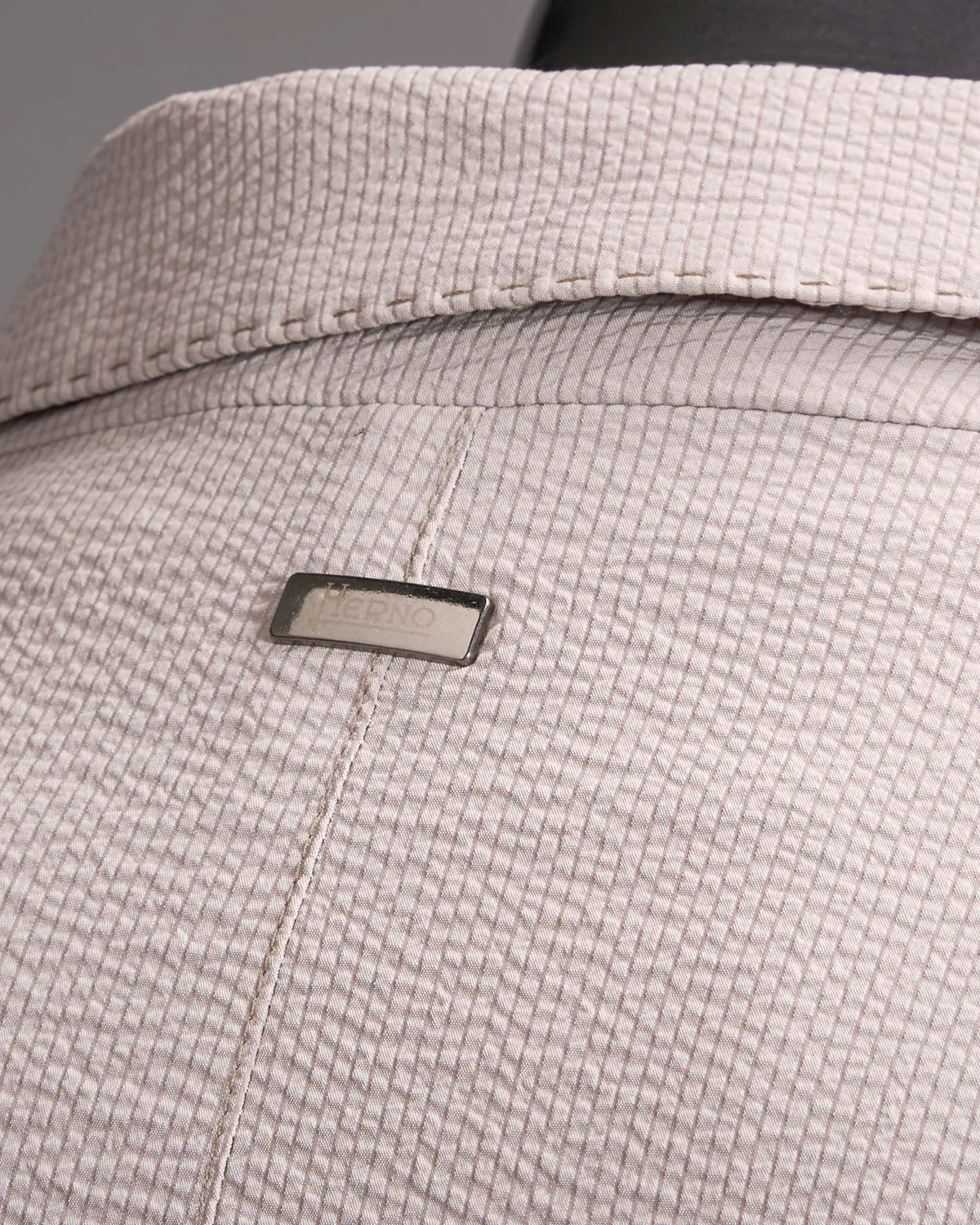 Seersucker Stretch Unlined 2 Button Blazer - Image 4