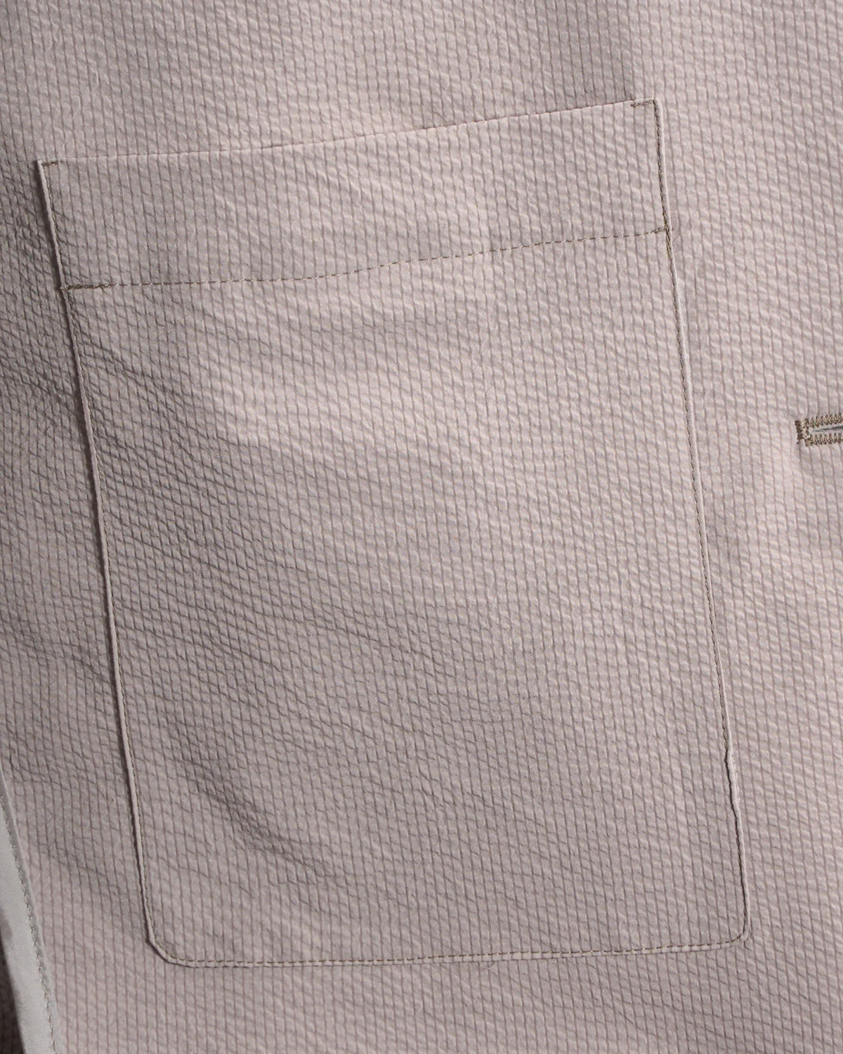 Seersucker Stretch Unlined 2 Button Blazer - Image 6