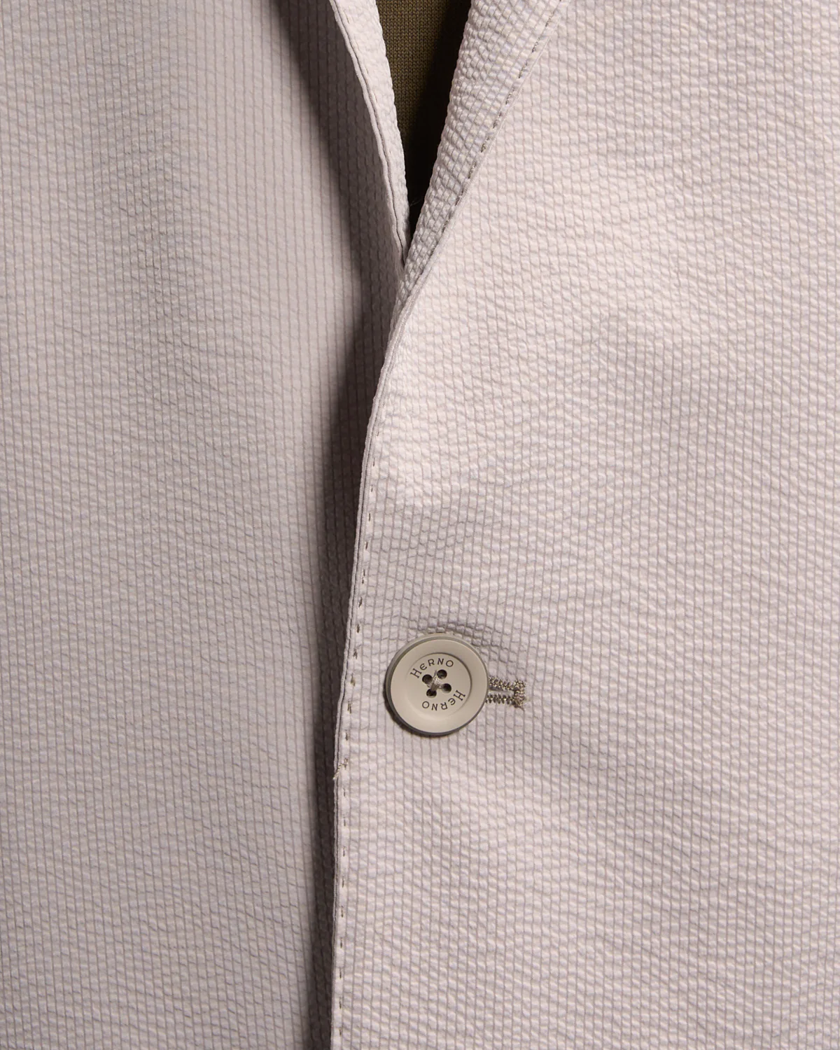 Seersucker Stretch Unlined 2 Button Blazer - Image 7