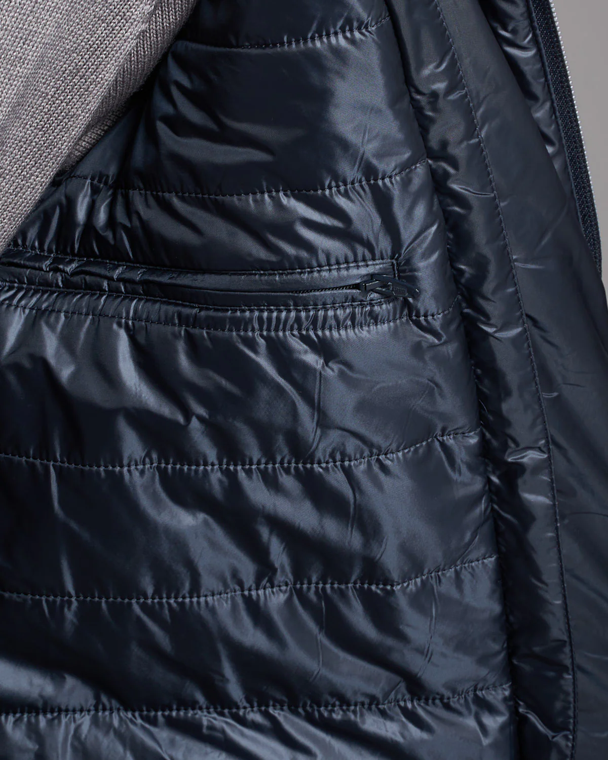 Shaded Effect Herringbone Tech Wool Winter Topcoat - Image 5