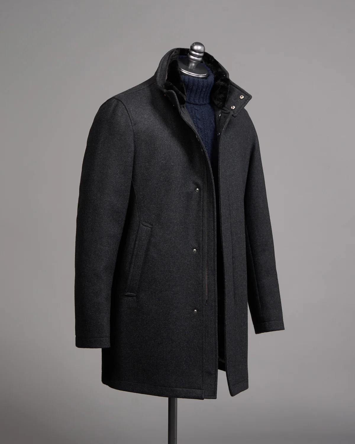 Tech Wool Twill Winter Overcoat - Image 14