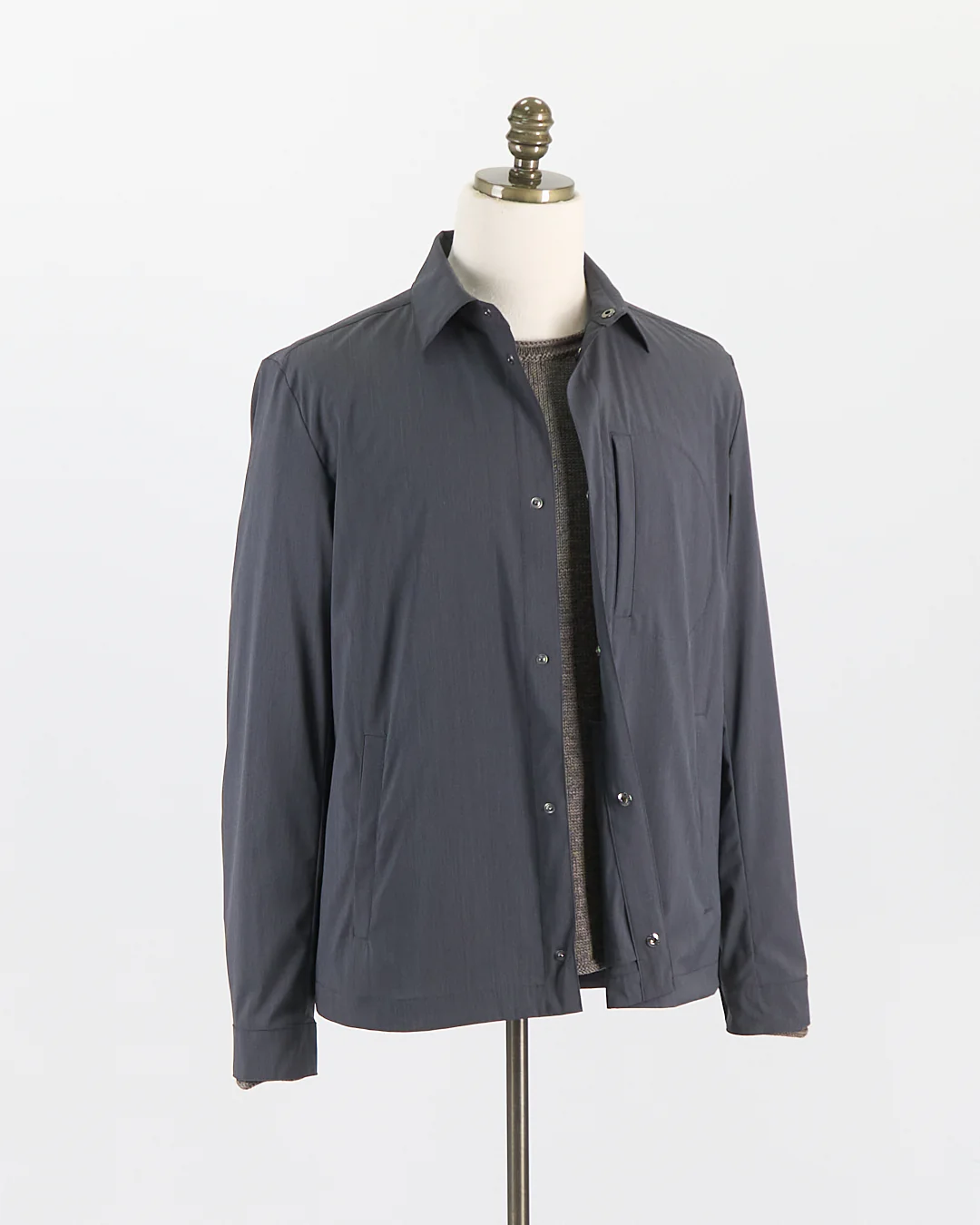 Technical Woven Shirt Jacket - Image 2