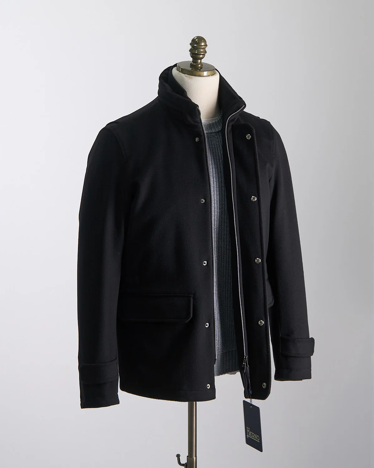 Wool/Cashmere Field Jacket - Image 2