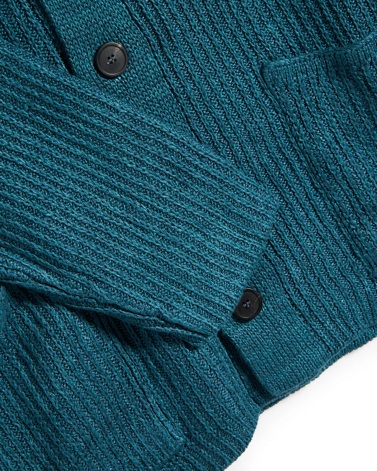 100% Washed Linen Button Front 'Lightkeeper' Sweater - Image 4