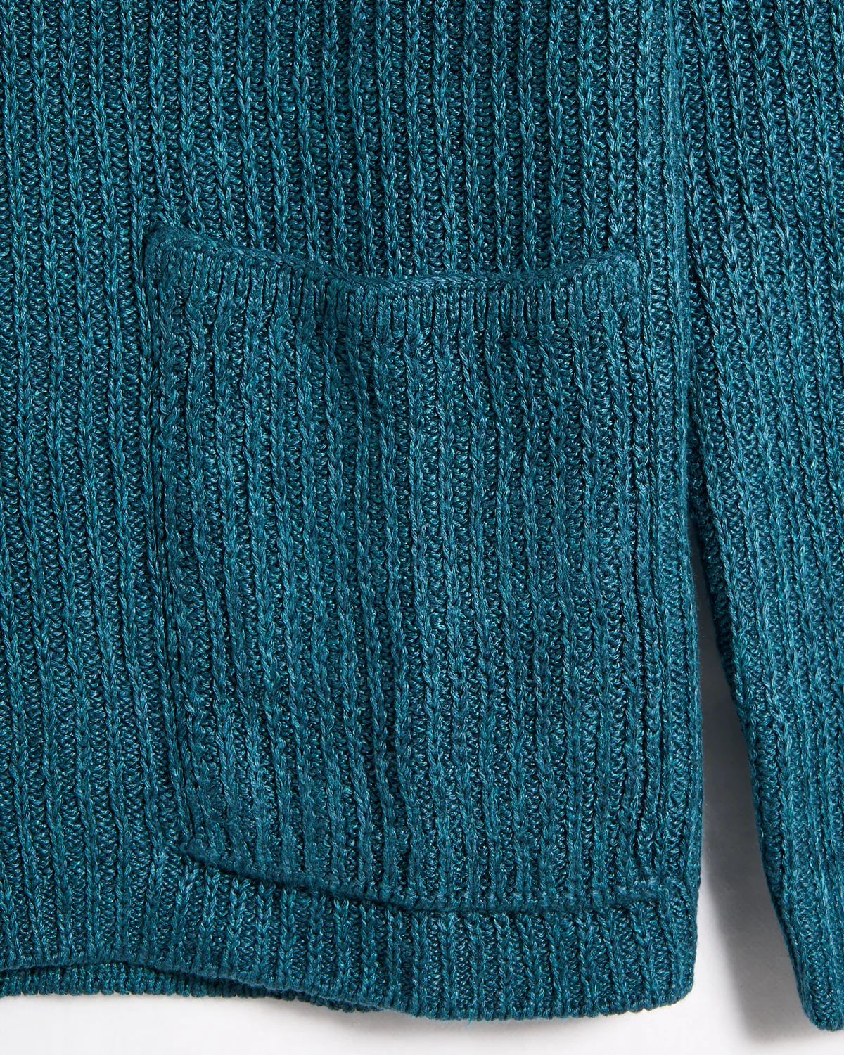 100% Washed Linen Button Front 'Lightkeeper' Sweater - Image 6