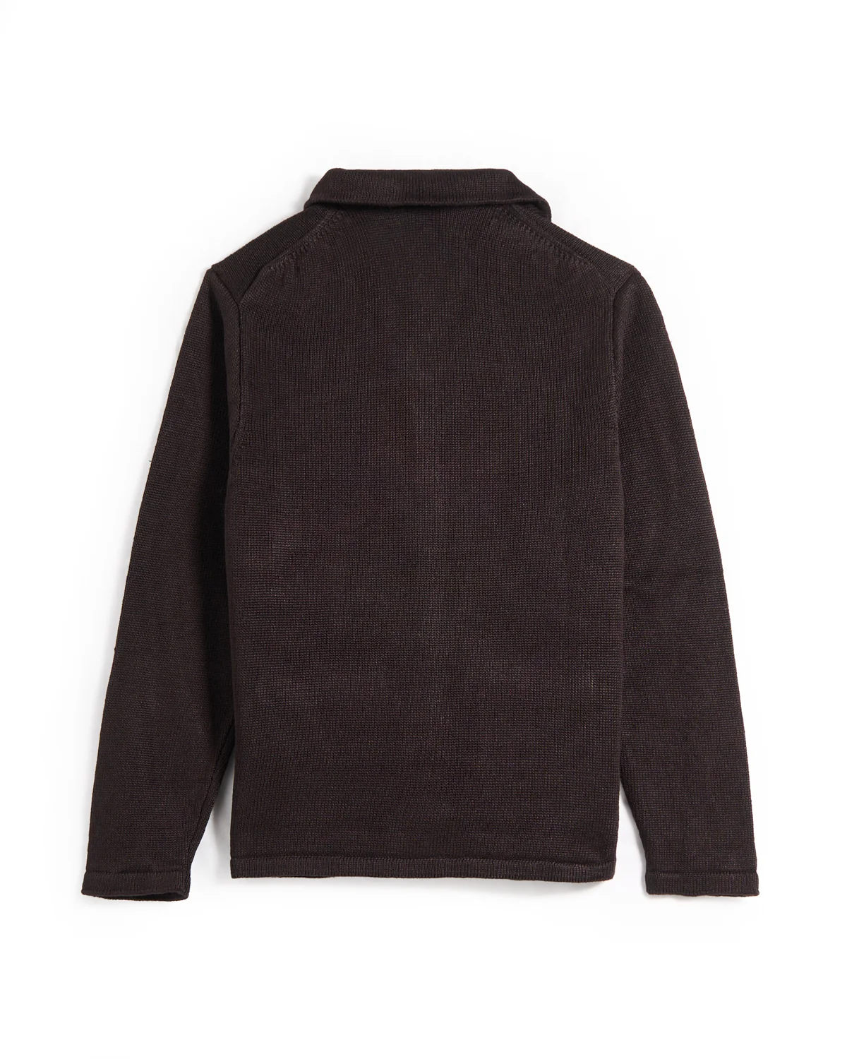 100% Washed Linen Classic Pub Jacket Sweater - Image 5