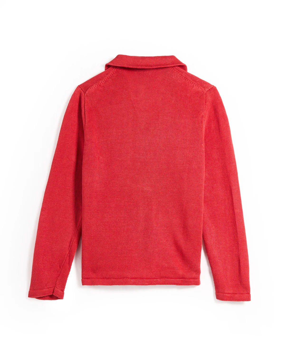 100% Washed Linen Classic Pub Jacket Sweater - Image 3