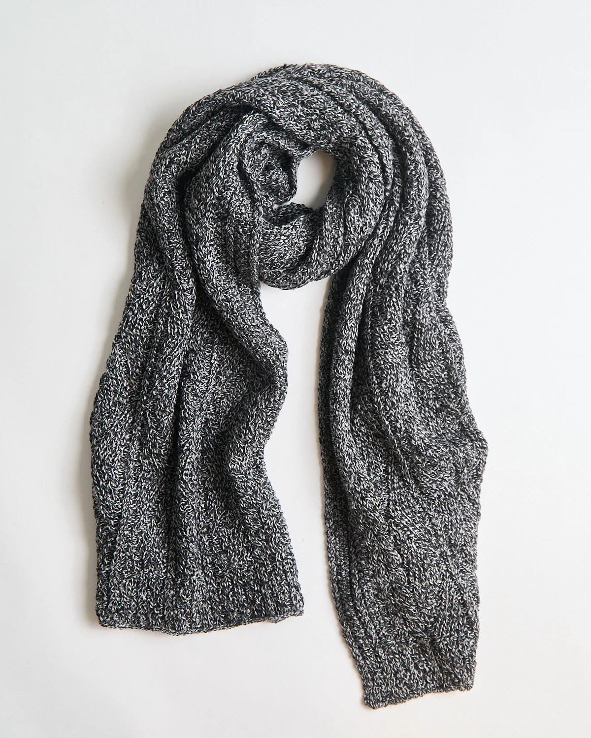 Alpaca Silk Aran Cable Scarf - Image 2
