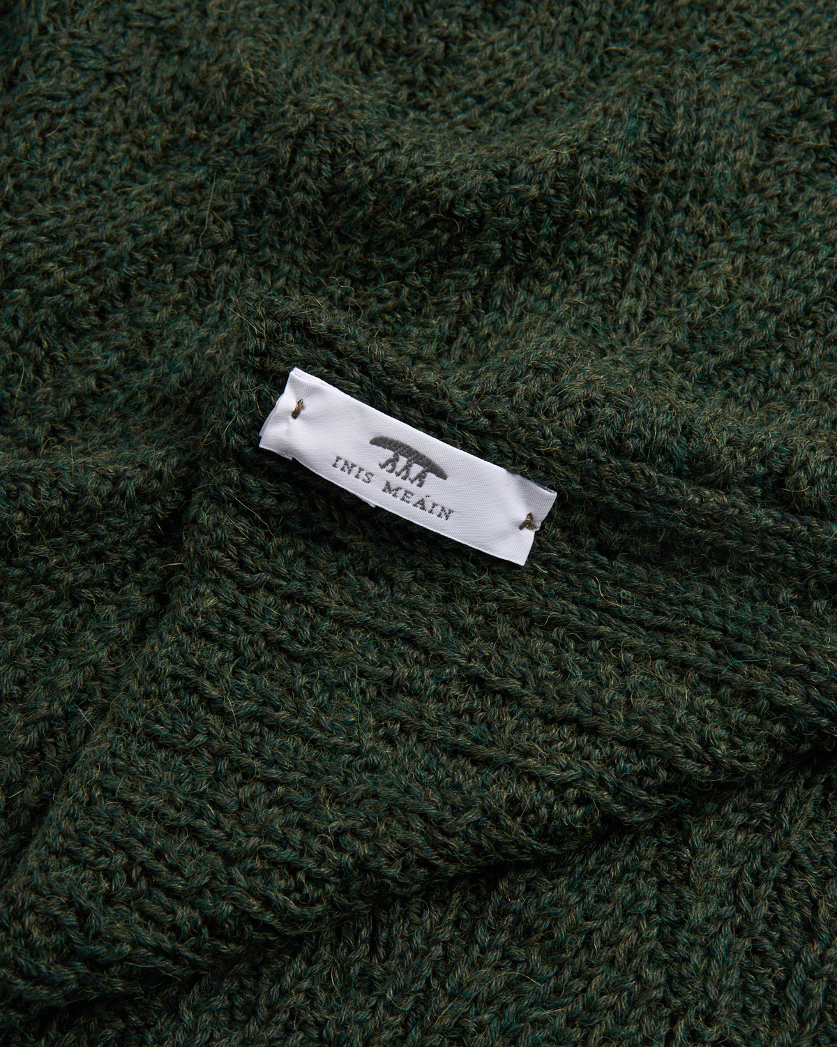 Alpaca Silk Classic Aran Cable Scarf - Image 3