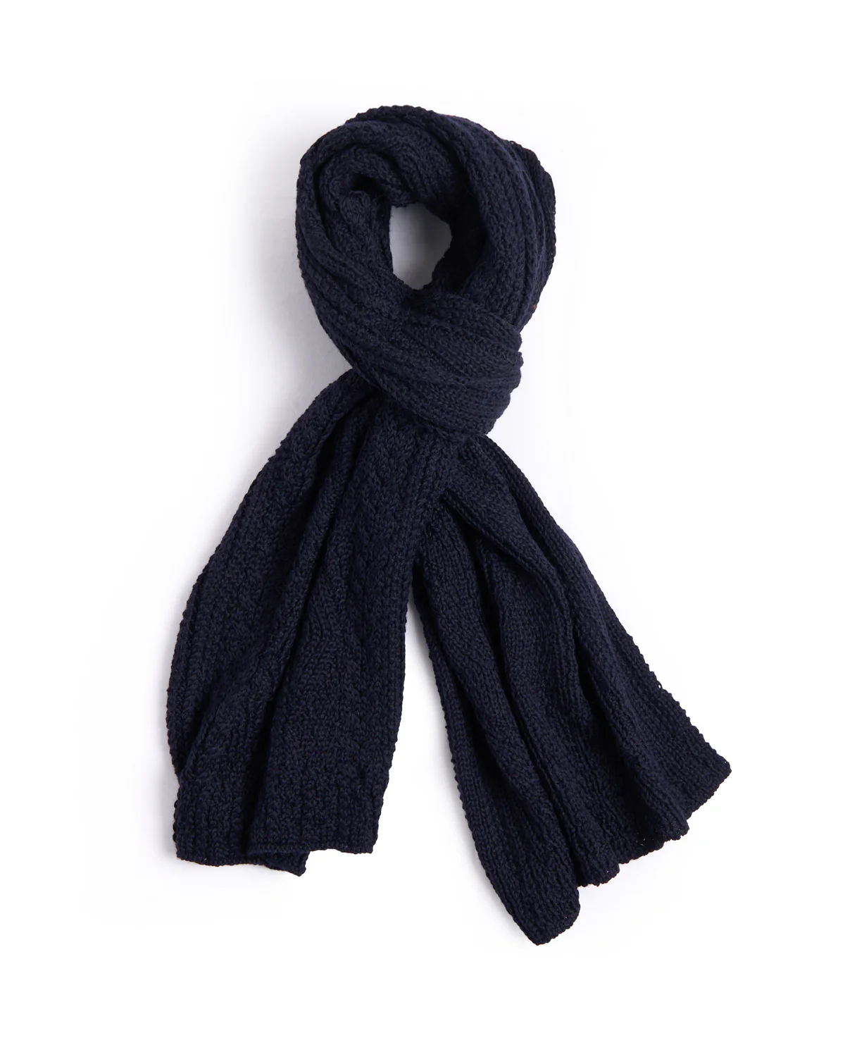 Alpaca Silk Classic Aran Cable Scarf - Image 2