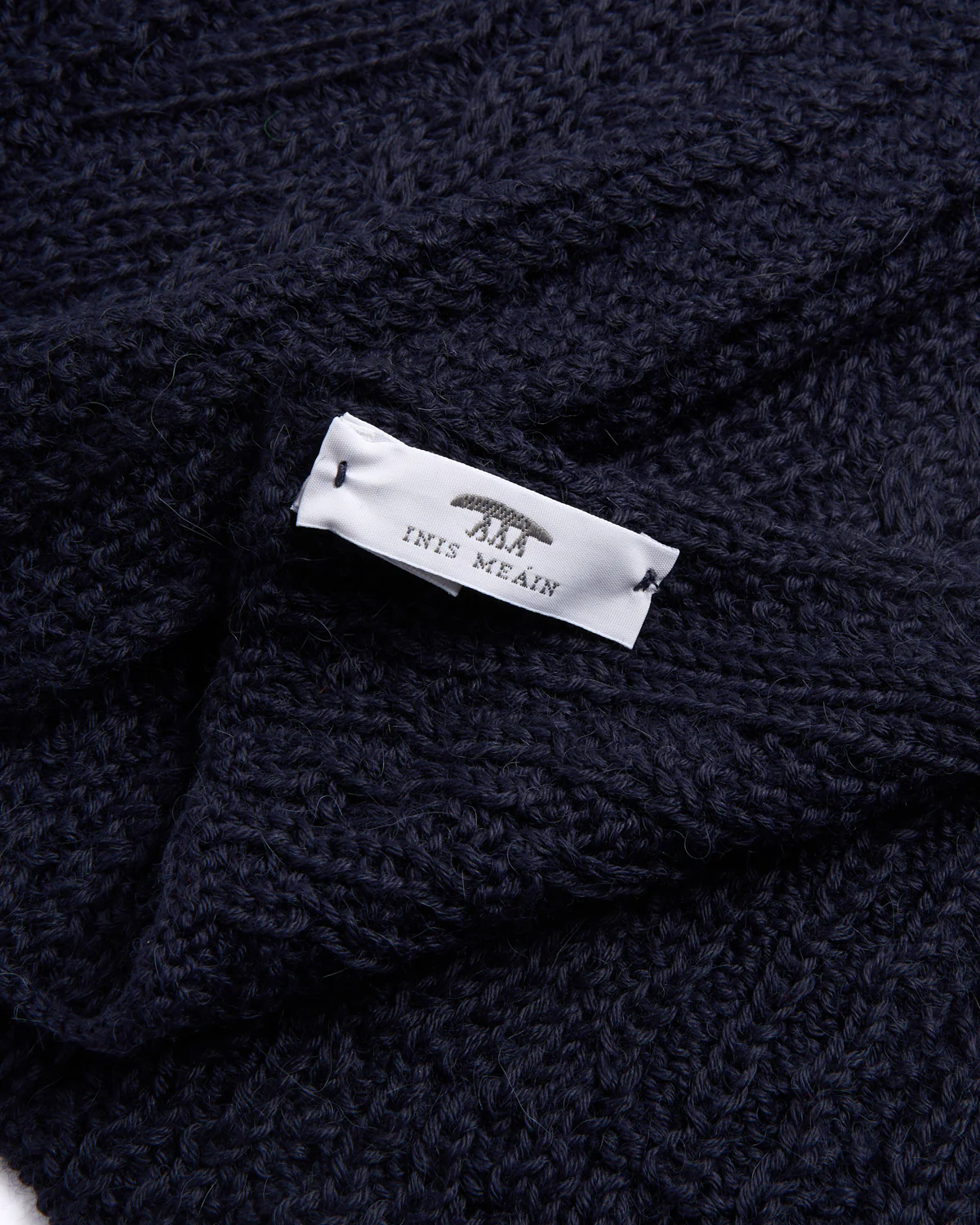 Alpaca Silk Classic Aran Cable Scarf - Image 3
