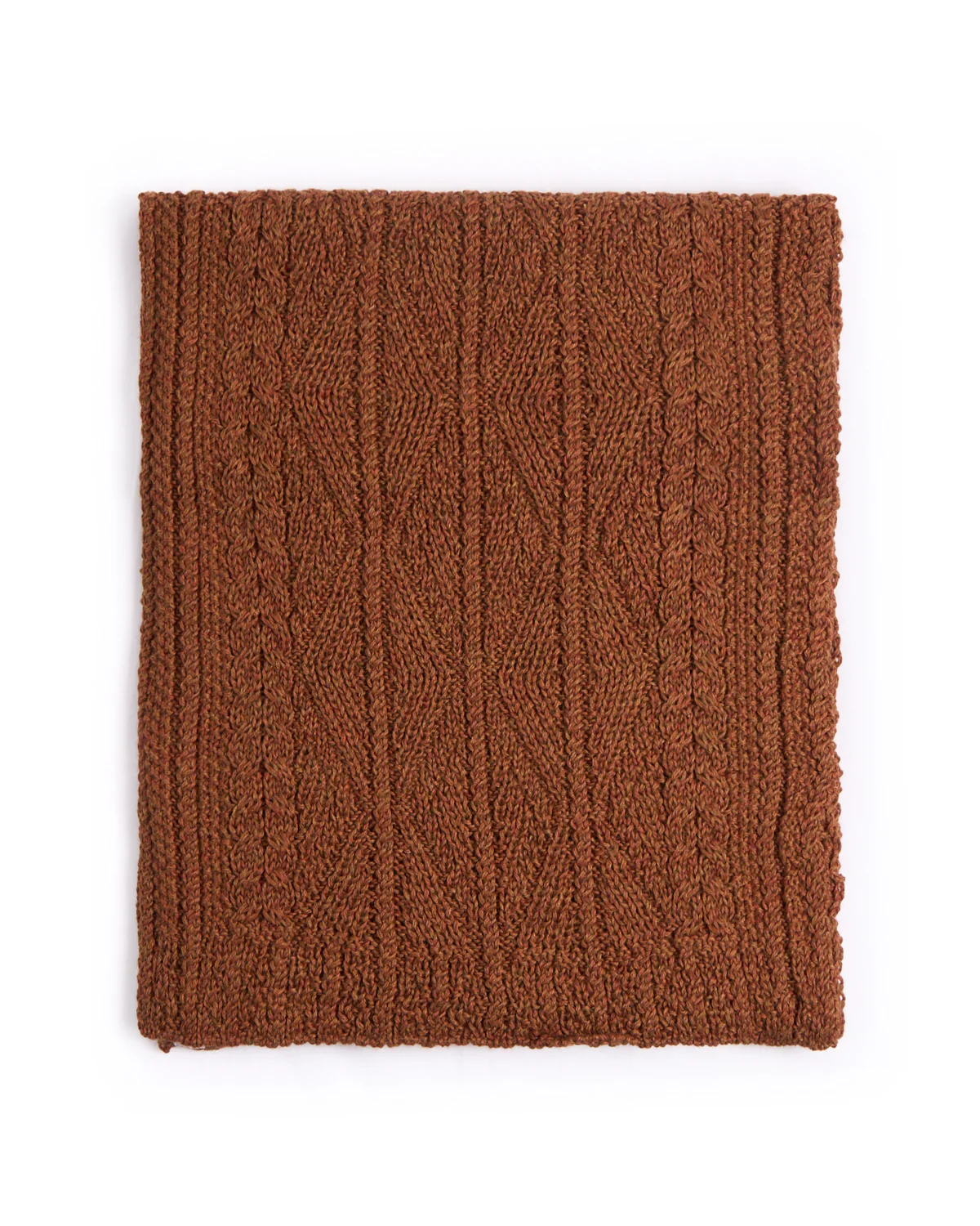 Alpaca Silk Classic Aran Cable Scarf